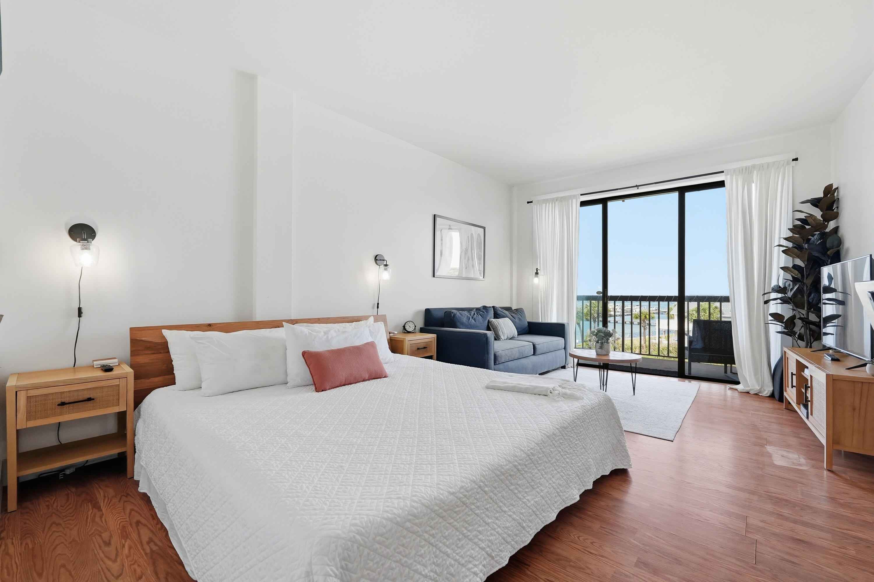 Waterfront studio condo with assigned  boat slip (C-15) located on the Santa Rosa Sound. Situated on the 3rd floor, this unit offers beautiful water views and a private balcony to enjoy the coastal setting. Community amenities include a waterfront pool, BBQ area, picnic space, private beach access, and on-site laundry. Milestone inspection completed in 2024.

Ideal as a personal getaway, second home, or investment property. Short-term and long-term rentals allowed.

Conveniently located near Okaloosa Island, beaches, military bases, shopping, dining, and entertainment.