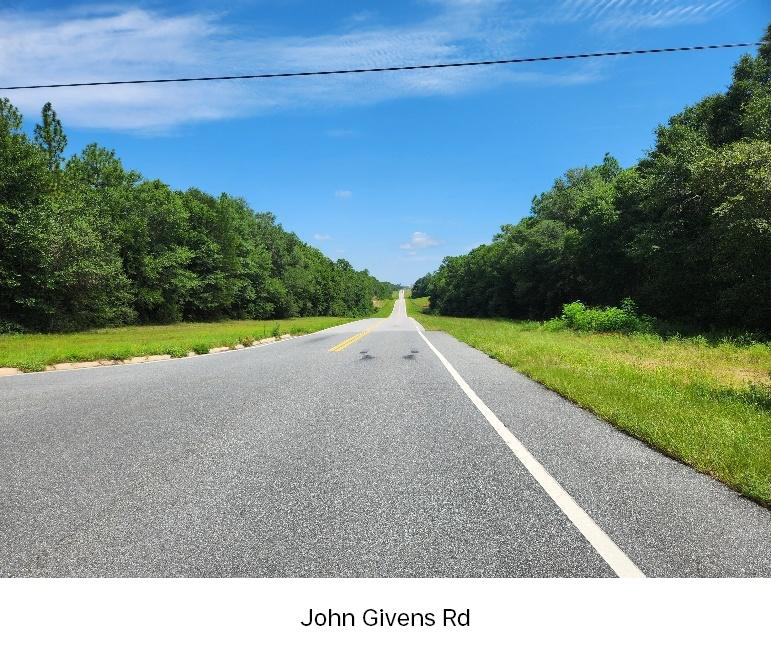 Just west of airport. - Land