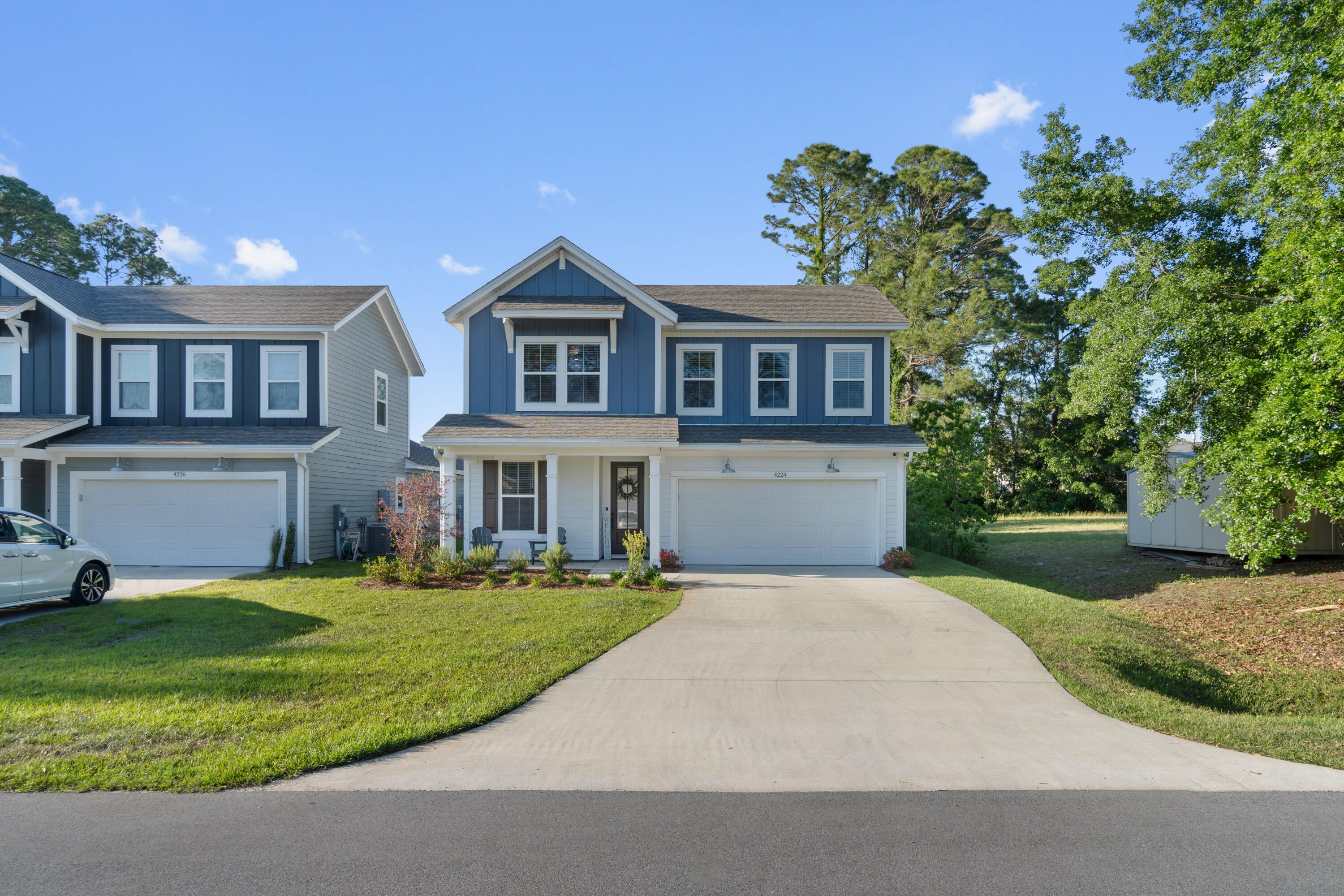 Welcome to this beautifully upgraded newer home, offering 2,391 square feet of thoughtfully designed living space. Featuring 3 bedrooms, 2.5 bathrooms, and a versatile flex room that is perfect for a home office, playroom, or additional bedroom, this home provides the space and flexibility for maximum comfort.
Built by the highly regarded Tidwell Builder, this home showcases quality craftsmanship and stylish finishes throughout. The stunning kitchen is the centerpiece of the home, complete with white shaker-style cabinetry, elegant quartz countertops, a farmhouse apron-front sink, custom tile backsplash, and a gas range that will impress anyone who enjoys cooking and entertaining.
The open-concept floor plan is enhanced by soaring 9-foot ceilings, abundant natural light, and luxury vinyl plank flooring throughout the main living areas, creating a bright and inviting atmosphere. The spacious primary suite offers a beautifully designed retreat with a custom tiled walk-in shower and well-appointed finishes. The backyard is fully fenced for a private experience.
Located only 7 miles to Eglin Air Force Base, 2 miles to the shopping and dining of Niceville, and 8 miles to the white sands beaches of Destin via the Mid Bay Bridge the home sits ideally for the cozy Florida lifestyle.

*Background, Credit Checks
*Pet Friendly Upon Approval
*Move Out Clean Fee Charged
*Home Is Rented Unfurnished