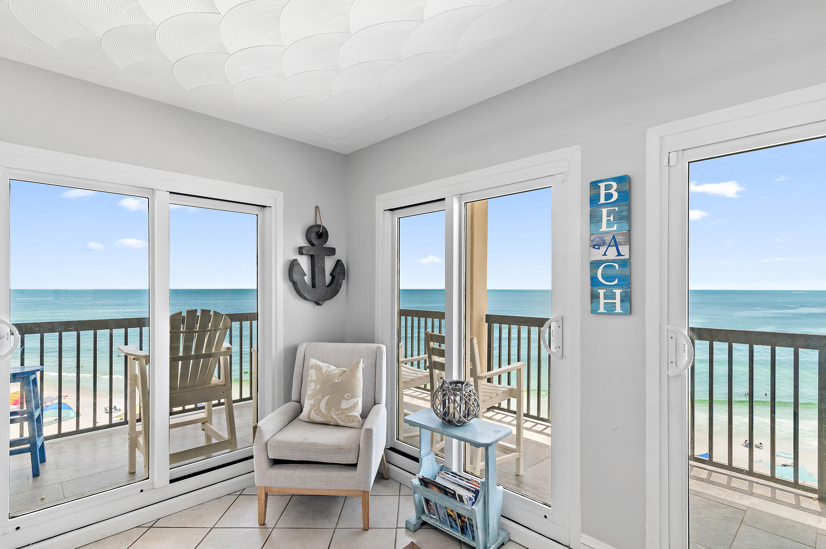 Experience the Emerald Coast at its finest from this updated 3 bedroom, 3 bathrooms Gulf front condo in the gated community of Carillon Beach. Situated on the top floor this unit offers breathtaking and unobstructed Gulf views and incredible sunsets. This unit saw a complete transformation in 2020 to include quartz countertops in the kitchen and all 3 baths, new appliances, fresh interior and cabinet repaint, and new HVAC with WiFi thermostat. Additional upgrades include furnishings, new balcony tile flooring (2023), new dishwasher (2025) and a new washer and dryer (2024). Brand new elevators in the building 2025. When you're not enjoying the views and comforts that C1704 provides, Pinnacle Port offers an impressive array of resort style amenities: multiple indoor and outdoor pools, tennis courts, fitness center, saunas, shuffleboard courts, basketball courts, and playground. Enjoy direct access to Lake Powell, one of Florida's rare coastal dune lakes. Spend your days swimming, fishing, kayaking, paddle boarding, or jet skiing. Owners and guests also enjoy access to the community boat ramp and boat slips. Carillon Beach offers boutique shopping, dining, live music, food trucks, community events, and family movie nights. This 25 acre coastal community truly provides all you need for an extended stay. Whether you are searching for a primary residence, vacation getaway, or investment opportunity this property offers the complete package. Rental history and projections available.