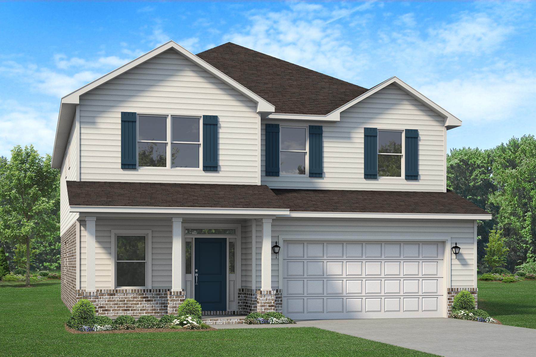 Welcome to this stunning 3,030 sq ft 2 story home, perfectly situated on a spacious 1/2-acre lot in a beautiful North Crestview Community. This thoughtfully designed home offers 5 bedrooms, 3.5 bathrooms, a large bonus room, and an additional loft area, providing plenty of flexible living space. The exterior boasts attractive Hardie front with a brick skirt and three sides brick for a timeless curb appeal and durability. Enjoy a fully sodded yard complete with irrigation, a privacy fence, and a professional landscaping package. Inside you'll find quartz countertops throughout, stylish black fixtures, and an open functional layout.  The master bathroom features a tiled walk-in shower and a separate garden tub and a spacious walk-in closet in the bedroom. Upstairs you'll find 2 additional bathrooms both have 5 ft tiled showers as well! Pure tech flooring is throughout the house with carpet only on the stairs and the 4 bedrooms upstairs. Additionally, you'll find the home has our new Data Package for those better high-speed connections. The 2-car garage is fully finished and automatic.