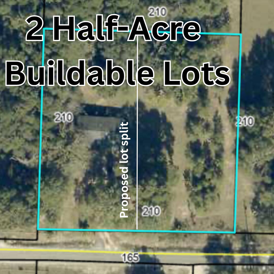 BUILDERS! Great opportunity for 2 building half acre lots in Crestview. There is a home on one side of the property that will need to be removed but nice, flat lots with over 100 ft street frontage. Mature trees on the boundaries. Can be split in two per Okaloosa County.
