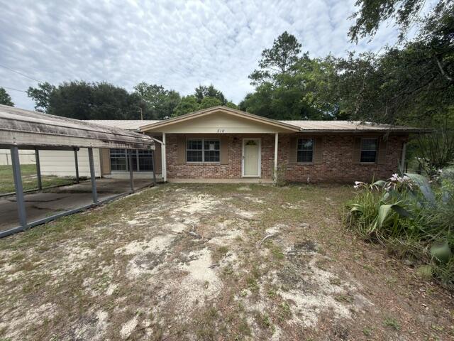 Built in 1965 and centrally located just north of Hwy 90 and Valley, this REO opportunity is one to see. The original floorplan was expanded to add another full master suite with master bedroom. An all brick exterior home with metal roof, this home is just over 1400 sf and comes with a total of 4 bedrooms and 2 baths. The back yards is fenced and there is a detached carport for shaded parking. This home does need some work and will not qualify for all financing types, though the home could indeed be financed so using the right lender is important. This opportunity is FHA IE (insurable with escrows). Call today!