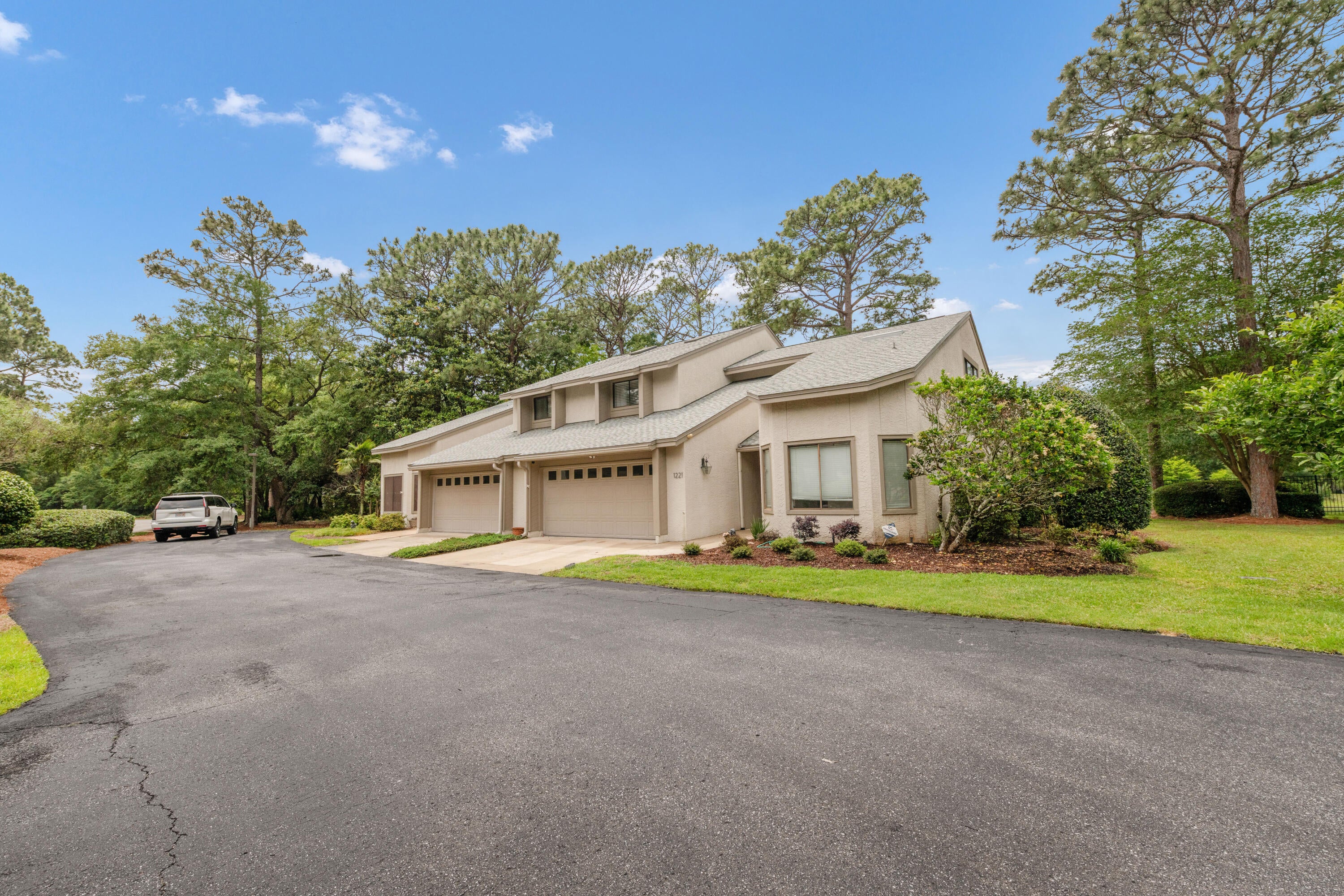 Welcome home to this incredibly spacious and beautifully maintained townhouse, offering approximately 2,300 square feet of comfortable living space with a peaceful pond and fountain view.

Inside, you'll find three oversized bedrooms, 2.5 bathrooms, a large downstairs living area, an upstairs loft, and a two-car garage. The main living areas feature upgraded luxury vinyl plank flooring, creating a stylish and durable space for everyday living and entertaining.

The well-appointed kitchen boasts granite countertops, a tasteful tiled backsplash, updated appliances, and a bright eat-in area filled with natural light. The formal dining room flows seamlessly into the spacious living room, while a charming bonus area surrounded by windows provides beautiful views overlooking the water. One of the home's standout features is the first-floor primary suite, offering tranquil views of the beautifully maintained gardens and pond. The spacious en-suite bathroom includes dual granite vanities, a separate shower, and a relaxing soaking jetted tub. The conveniently located laundry room is also situated within the primary bathroom.

Upstairs, you'll find two generously sized bedrooms with ample closet space, a full bathroom, and a versatile loft that provides additional living, office, or entertainment space.

Additional features include a whole-home vacuum system and the convenience of an HOA that maintains the community gardens and landscaping.

With its spacious floor plan, peaceful water views, desirable amenities, and fantastic location, this townhouse offers an exceptional combination of comfort, convenience, and low-maintenance living.

Come see all this wonderful home has to offer!
