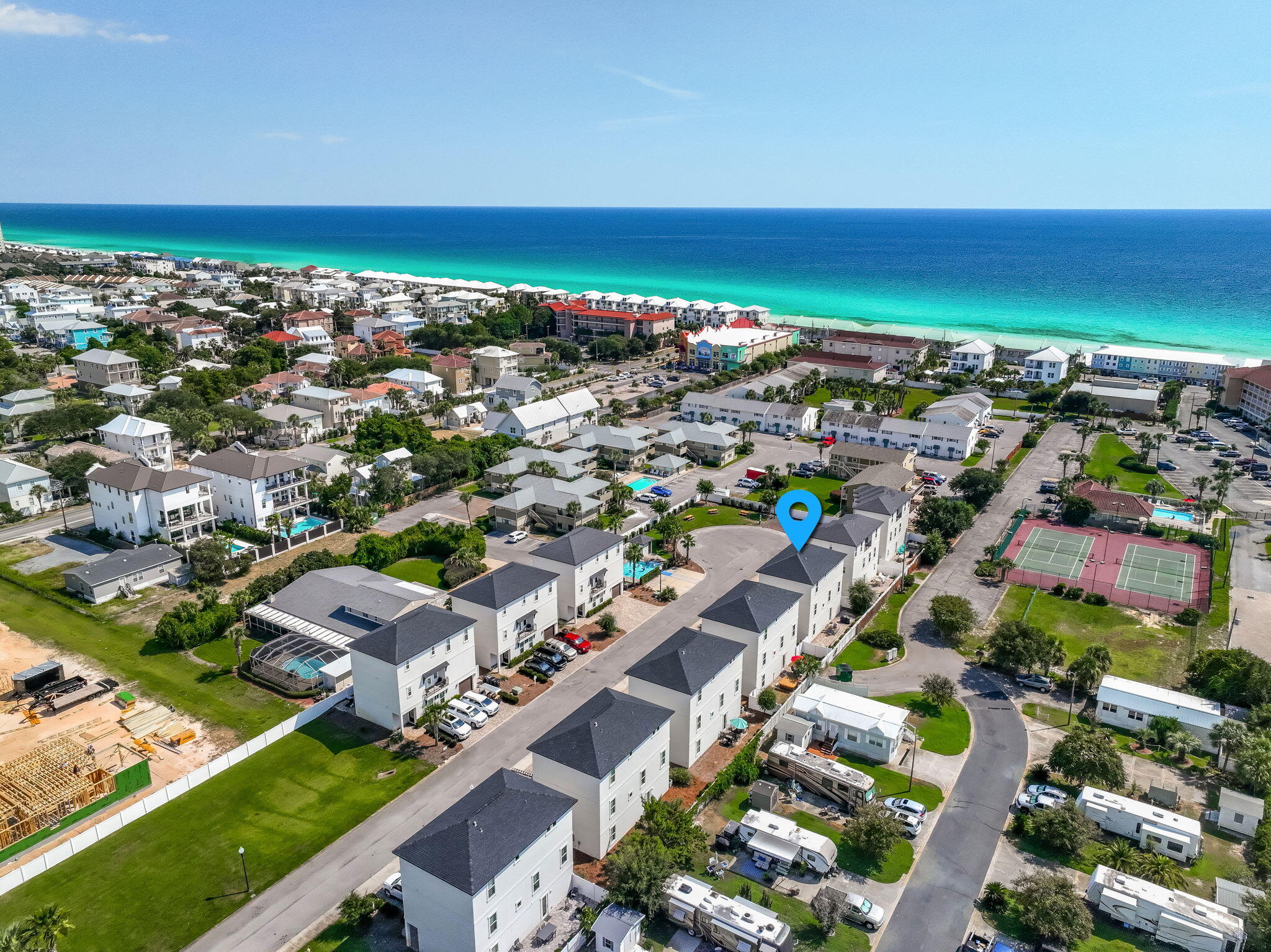 Newest 5-bedroom build on the market in Miramar Beach, and a proven vacation rental.

This is one of only five 5-bedroom homes under $1.3M in the Miramar Beach and Destin area, and it's the newest build available. It sleeps 12 comfortably and already runs as a successful vacation rental, with projected annual income of more than $130,000. Enjoy it when you're here, and let it earn when you're not.

It sells fully furnished and ready to rent, including more than $18,000 in original artwork by local artists. Inside, you'll find generous space, a thoughtful design, high-end furnishings and amenities, and partial Gulf views from the top floor.
The location is hard to beat! The home sits directly across from the community pool and is a 3-minute golf cart ride to the beach. Golf, dining, shopping, and entertainment are all close by.
Investors: ask your agent to pull the documents attached to this listing for your analysis.
Motivated seller. Add this one to your showing list.