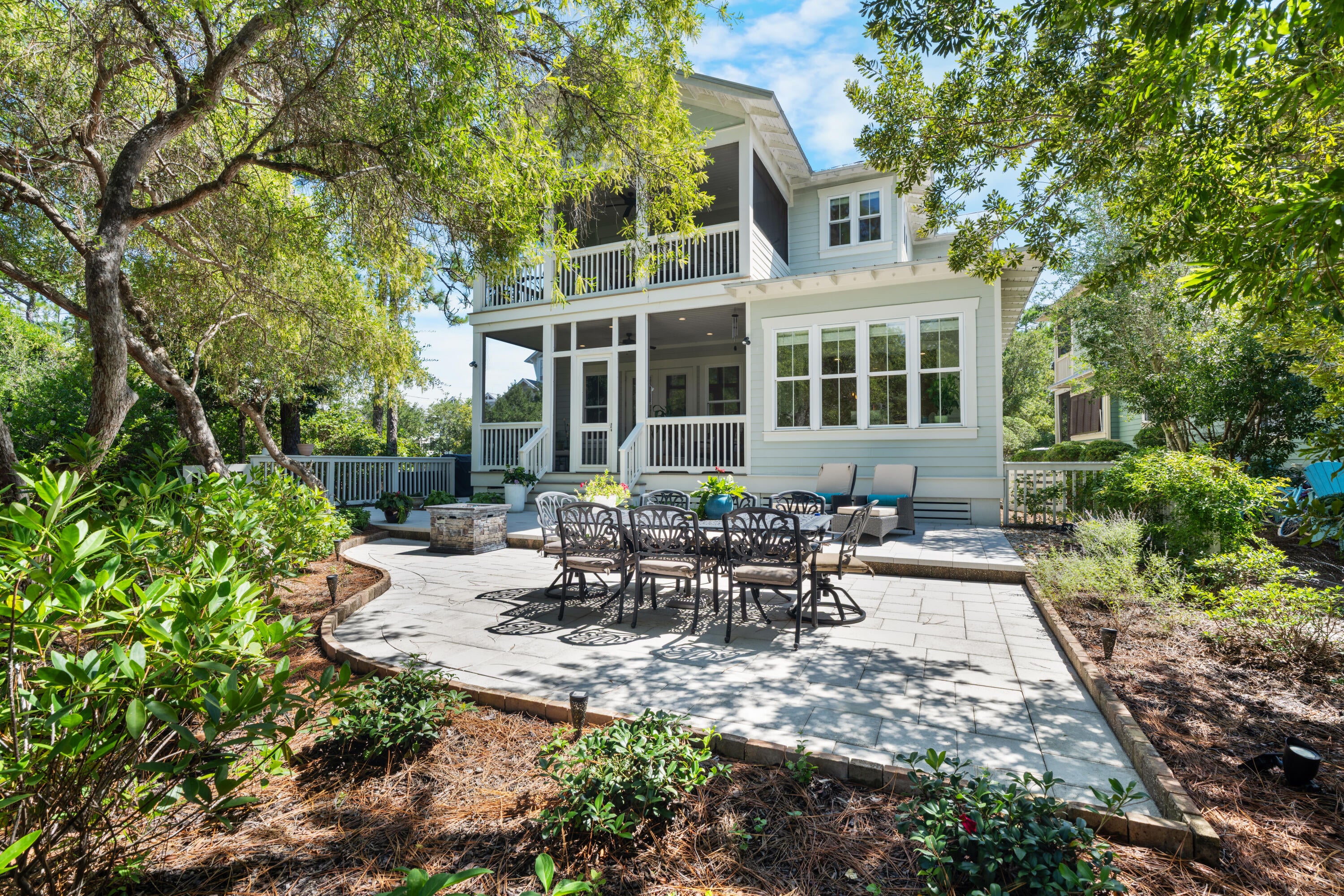 BUILD A POOL! Rare opportunity in NatureWalk on an oversized, private lot with plenty of room to add a pool., This property enjoys beautiful nature views along the back and left side, creating a level of privacy that is hard to find within the community.
Offering over 2,500 square feet, this beautifully decorated home features 3 bedrooms, 3 full bathrooms, plus a massive bunk/entertainment room perfect for guests and large gatherings. The open, airy floor plan is designed for entertaining, with spacious living areas and a well-appointed kitchen featuring a gas range. 
It is rare to find a home with 2 large upper decks, as well as a front and a back porch.  Serenity for all guests is one of the many amazing features you will find in this home, 
Located near the front of NatureWalk, enjoy easy access to restaurants, shopping, beaches, Seaside and Seagrove Beach. With its large lot, room for a private pool, exceptional privacy, and flexible living space, this home is an outstanding choice for a primary residence, second home, or vacation rental.