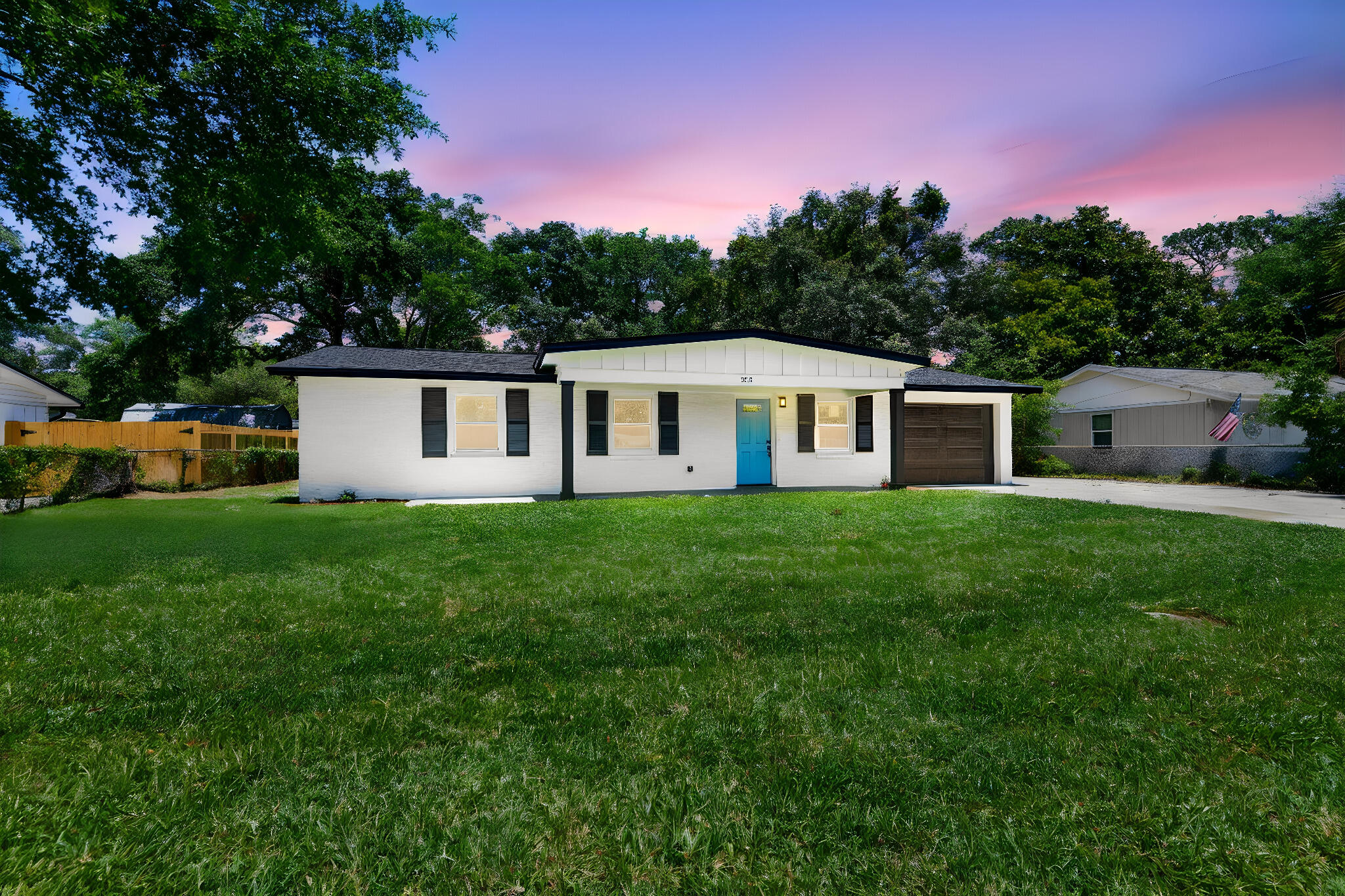 This NEWLY COMPLETELY RENOVATED, move-in ready, stunning Ft. Walton Beach home, perfectly blends modern style with timeless charm. Offering over 2,200sqft of beautifully updated living space, this 4-bedroom, 3-bath residence has been thoughtfully transformed from top to bottom, creating a home that feels brand new while maintaining the character of its established neighborhood setting. Step inside to discover a bright, open floor plan filled with natural light & designer touches throughout. The spacious living areas flow seamlessly into a gorgeous, fully updated kitchen featuring contemporary finishes, abundant cabinetry, stylish countertops, & a large gathering space perfect for entertaining family & friends. Every detail has been carefully selected to create a warm, inviting atmosphere that feels both elegant & comfortable.
The generously sized primary suite provides a relaxing retreat, while the additional bedrooms offer flexibility for guests, a home office, or growing families. Beautifully renovated bathrooms showcase modern fixtures & finishes, adding a touch of luxury to everyday living. Step outside, to access the 300sqft workshop, or the expansive yard that offers plenty of room for outdoor entertaining, pets, play, gardening. The classic brick exterior provides lasting curb appeal, while the spacious lot offers privacy & versatility rarely found at this price point. Homes with this level of renovation, square footage, & value don't come along often.