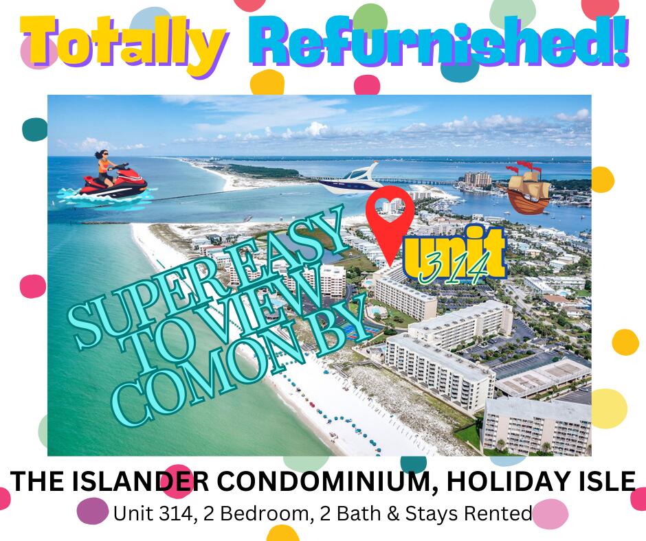 JUST REDUCED $10,000, and the seller has asked me to relay to everyone that she really has to get this property SOLD. And of course this Destin, FL condo is gulffront with no road to cross and a sidewalk to the beach. This unit offers an exceptional living experience with its prime location and comprehensive amenities. Situated on the 3rd floor, this 2-bedroom, 2-bathroom unit comfortably accommodates 6 people, making it perfect for families or small groups. It boasts unobstructed views of the Destin Pass, providing a picturesque backdrop for enjoying morning coffee or watching the stunning sunsets.