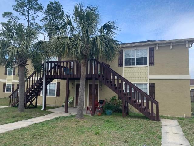 Available NOW!! Applications are done at www.RentGoodLife.com. 2bd/ 1 bath apartment in the heart of Panama City, close to Tyndall AFB, shopping, and beaches This is a second-floor unit. The kitchen has plenty of cabinet space. Bathroom has shower /tub combo. Washer and dryer hookups in the unit. Garbage and lawn included. Pets may be considered. www.RentGoodLife.com