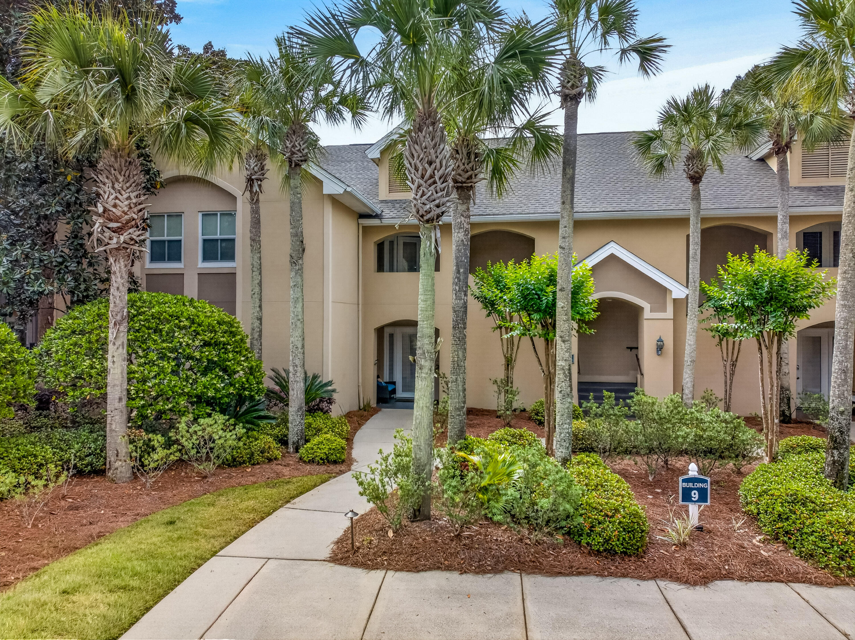 Beautifully updated and offered fully furnished, this spacious Turnberry II condo invites you to experience the very best of Sandestin Golf & Beach Resort living. Perfectly positioned as a second-story end unit, this residence is filled with natural light and showcases soaring arched ceilings that enhance the open, airy feel of its 1,815-square-foot layout. Designed for both comfort and entertaining, the expansive living space flows seamlessly to a large screened-in porch--your private retreat for morning coffee or evening relaxation--overlooking a lake with picturesque golf course views just beyond. The thoughtful floor plan offers an abundance of storage, making everyday living effortless whether you're here full-time or enjoying a seasonal escape. Adding to its rarity and appeal, this villa includes a detached 20' x 11' garage--a true luxury within the community--as well as a golf cart, allowing you to fully embrace the Sandestin lifestyle with ease. From cruising to the beach to enjoying nearby dining, shopping, and world-class amenities, everything is just moments away. Whether you're seeking a primary residence, a refined vacation retreat, or a strong investment opportunity, this exceptional property offers the perfect blend of space, style, and resort-style living.

As an introduction to the Sandestin lifestyle, we invite our new owners to explore amenities that make Sandestin special. The listing brokerage and seller(s) are presenting the buyer(s) of this property with (2) 90-minute rounds of Tennis court time, a golf foursome at one of our three championship courses, and a round of golf for up to four (4) players at the unrivaled Burnt Pine Golf Club.

Sandestin Golf and Beach Resort features more than seven miles of beaches and pristine bay front, four championship golf courses, 15 world-class tennis courts, a 226-slip marina, a fitness center, spa and celebrity chef dining. Shop, dine and play at the charming pedestrian village, The Village of Baytowne Wharf and more. Inside the gates of the resort, residents enjoy a balanced lifestyle of high-class living, spanning the 2,400 acres from the beach to the bay. Everything within the gates of the resort is accessible by golf cart or bicycle. The entire resort is interconnected by miles of pedestrian, bike and golf cart paths that weave through groves of live oaks, meandering past natural lagoons, fountains, man-made lakes, and meticulously landscaped fairways.
