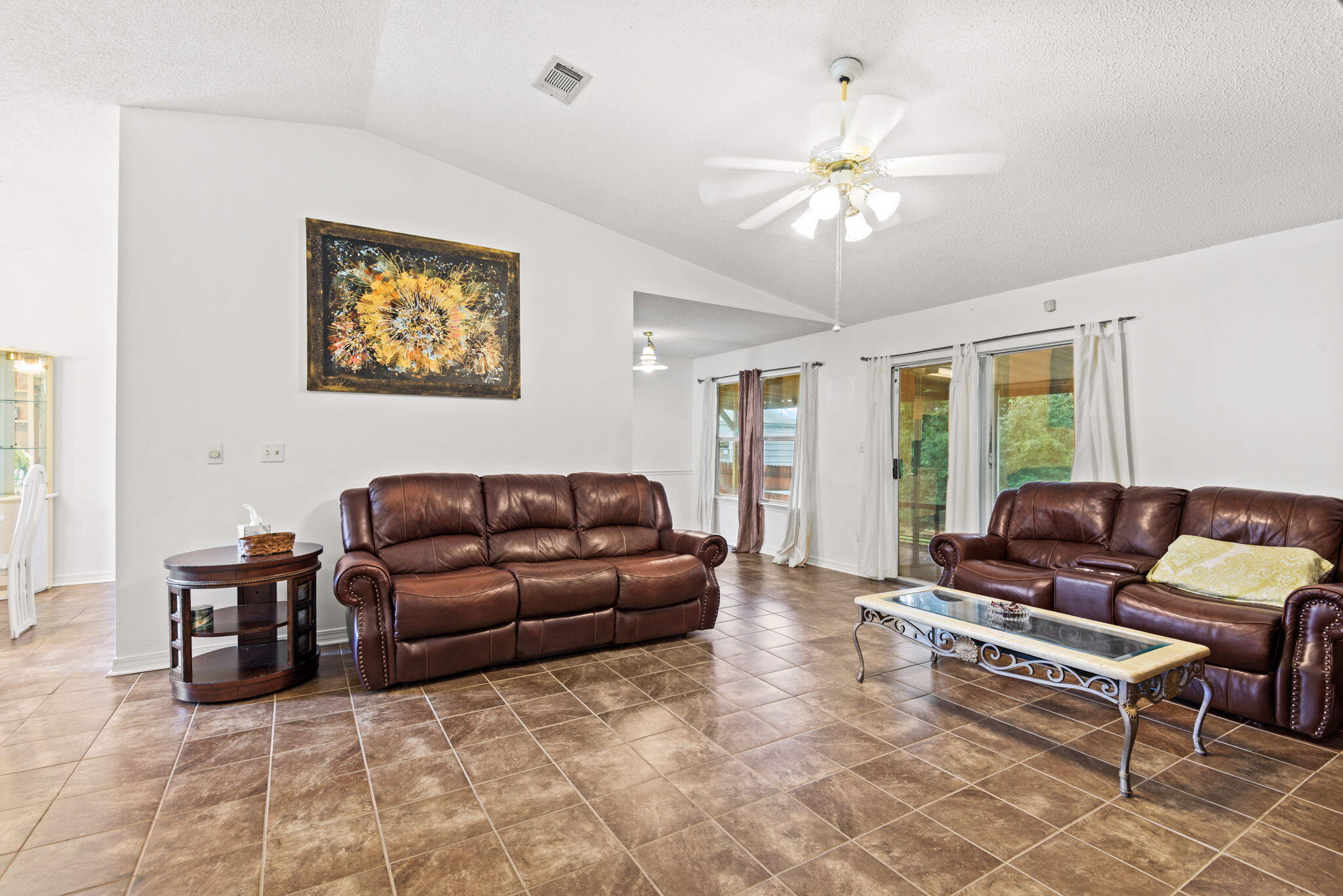 **Same-Day Showings Welcome!** Located in desirable Southwest Crestview, south of I-10 and with **NO HOA**, this 3-bedroom, 2-bath home offers a practical split-bedroom floor plan, comfortable living space, and convenient access to shopping, schools, and commuter routes.

The roof and HVAC have both been replaced since the current owner purchased the home, and the interior features **tile flooring throughout--no carpet**. The 1,421-sq-ft layout includes an open main living area, formal dining space, and a spacious primary suite with dual vanities and **two walk-in closets**.

Step outside to a **covered and screened back porch** overlooking the fenced backyard with utility shed and plenty of room for pets, gardening, play, or simply relaxing in the shade.

Washer, dryer, and existing kitchen appliances convey **as-is**. With its South Crestview location, no HOA, updated major systems, and functional layout, this home offers a strong combination of **value, space, and convenience**.

**Easy to show--schedule your showing today.**