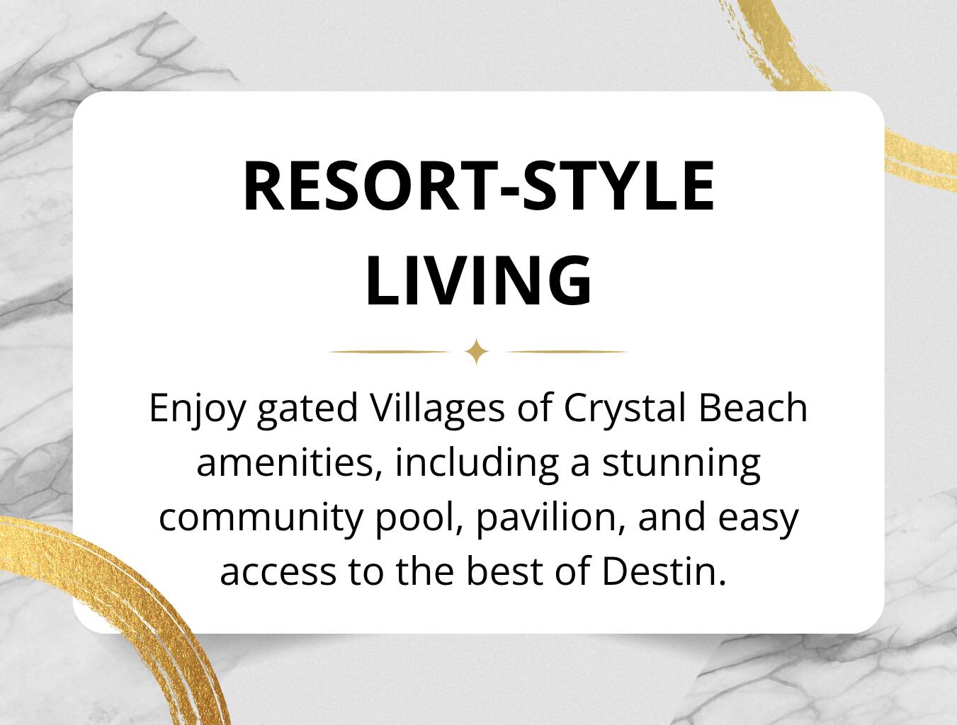 VILLAGES OF CRYSTAL BEACH - Residential