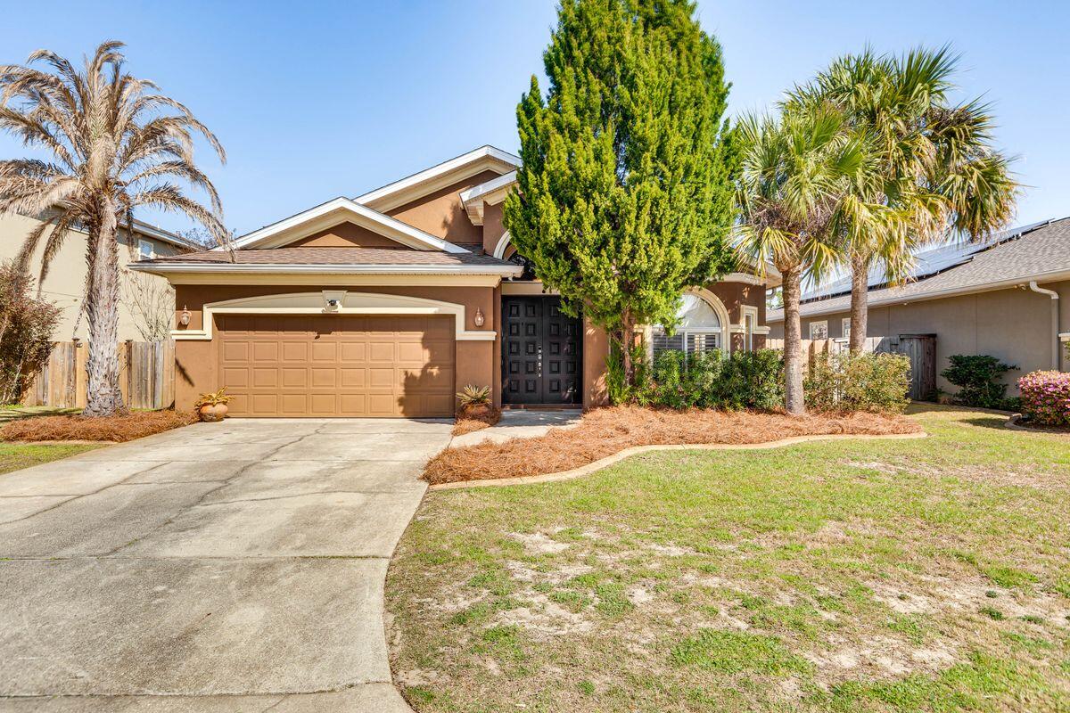 Beautiful single level home in peaceful Solimar neighborhood. NEW Roof in 2024, New HVAC, New flooring, renovated kitchen. Two living areas, large primary suite with walk in closet. 5 Min to Hurlburt Field! Just Minutes to Downtown FWB, the Beach, and shopping.