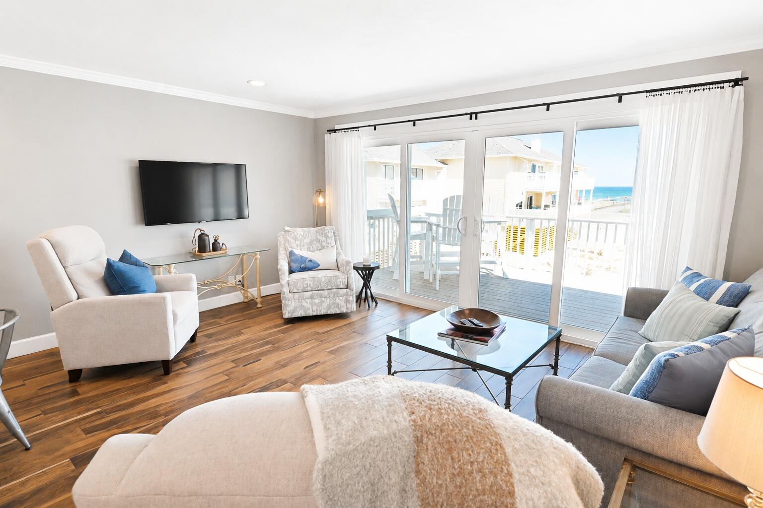 Welcome to Sandpiper Cove Unit 2135 - a beautifully updated 2-bedroom, 2-bath beachfront condo offering stunning beach views along with breathtaking sunrises and sunsets from your own private retreat. This fully rental-ready unit has been thoughtfully upgraded and meticulously maintained, making it the perfect investment property, vacation getaway, or full-time residence on the Emerald Coast.

Enjoy outdoor living at its finest with the extended back deck featuring low-maintenance composite decking, plus a newly upgraded front deck landing and larger extension completed in December 2025 ($1,887 improvement). Inside, the condo offers numerous recent updates including a brand-new HVAC system installed in March 2026, new 50-gallon water heater and garbage disposal in 2026, stylish new indoor furnishings added in 2025, and a new washer and dryer in 2024.

The master bathroom received a beautiful shower renovation in 2022, along with updated outdoor furniture perfect for relaxing after a day at the beach. Additional improvements include new back doors installed in 2019.

Located within the highly sought-after Sandpiper Cove resort, owners and guests enjoy private beach access, pools, tennis courts, golf, onsite dining, and a gated community atmosphere. Whether you're looking for a turnkey short-term rental investment or your own slice of paradise, Unit 2135 is ready to impress!