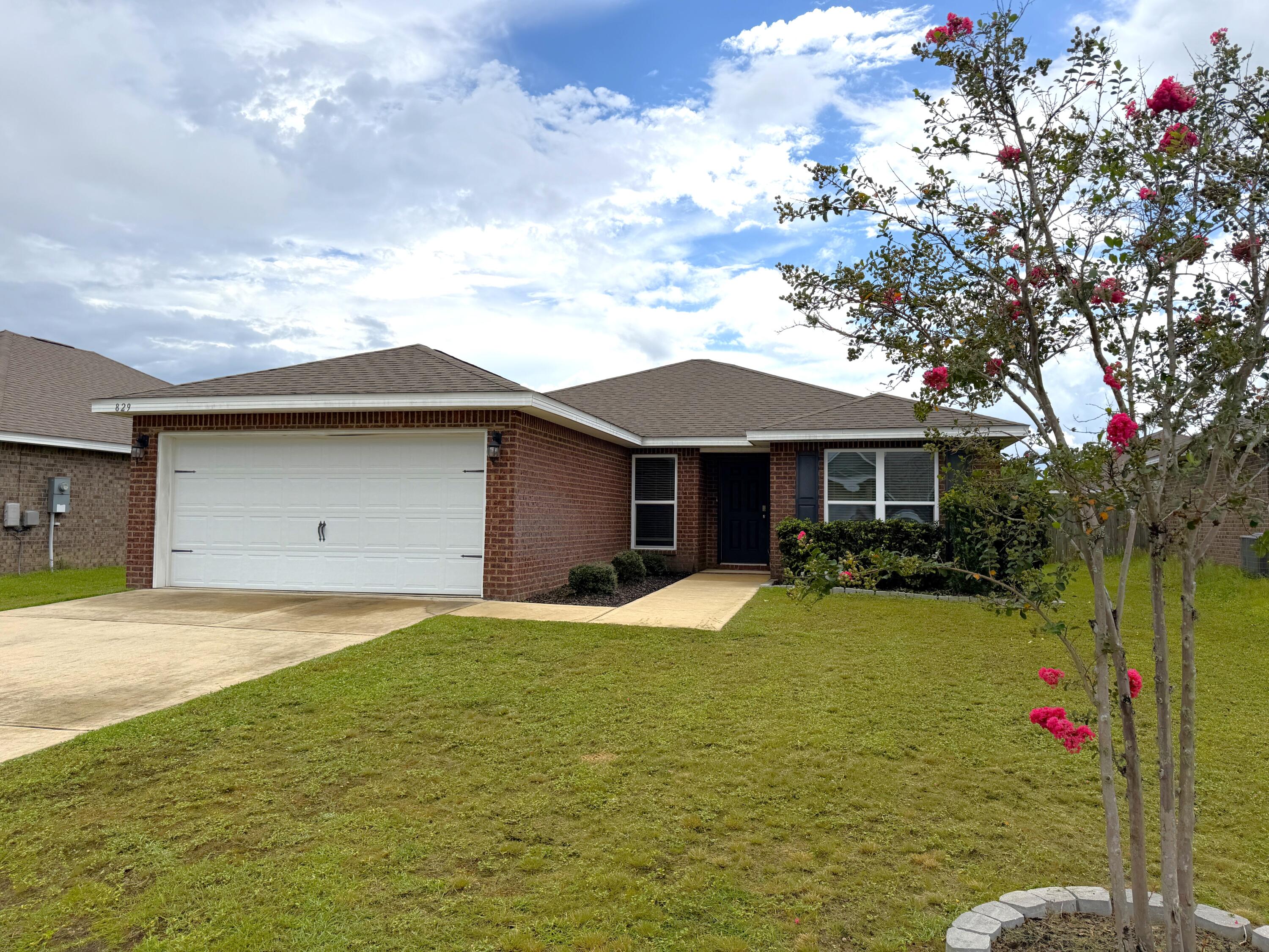 Inviting 4 Bedroom home in Redstone Common's. Close to elementary and middle schools with access to the community's swimming pool, playground, club house and dog park. This home features a galley kitchen with espresso cabinets, granite countertops and stainless steal appliances. The split bedroom floorplan has a spacious primary suite, with double vanities, and a private water closet. French doors lead to the fenced backyard and patio. Beautiful LVP flooring in the main house and bathrooms and carpet in the bedrooms.