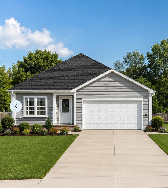 Preferred lender incentive available!
Qualified buyers may receive a lender credit toward a permanent interest rate buydown--helping make this beautiful new home even more affordable. Discover this spacious new construction home featuring a desirable split floor plan with 3 bedrooms and 2 bathrooms, offering a total of 2,479 sq ft of comfortable living space. Nestled on a beautifully wooded 1.033-acre lot, this property provides the perfect balance of privacy and natural surroundings. Step inside to an open-concept layout filled with natural light, ideal for both everyday living and entertaining. The kitchen offers plenty of space to gather and create lasting memories. The primary suite is a true retreat, complete with a walk-in closet and a luxurious ensuite bathroom featuring a tiled shower and his-and-hers sinks. Opportunity to pick interior and exterior colors depending on time of signed contract.