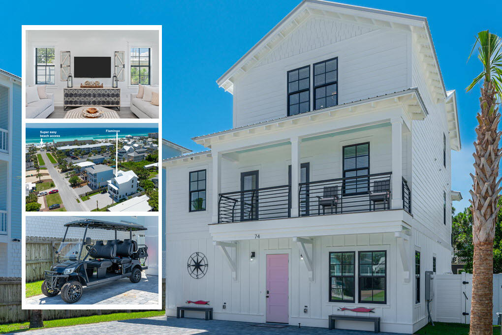 Short term rental powerhouse featuring a brand new 2024 designer-grade home packed with fun amenities, private heated pool, and massive 24 person sleeping capacity to maximize revenue.

Designer furnishings, professional photography and full inventory to convey for immediate revenue generation.

Less than 500 feet to Destin's famous sugar sand beach access ensures high occupancy. Includes a free six-seater golf cart, two paddleboards, and grill for added guest appeal.

Designed from the ground up to ensure easy, low cost maintenance and best possible yield.

Do an Internet search on Legacy Beach Homes of Destin, Florida to view real time calendars in order to determine availability for showings. Seller is listing over $100 million worth of properties from their portfolio (35 large STRs in the Destin/Miramar/30A area with an average appraisal value of slightly over $3M each.).

Seller is only selling 10% of the portfolio.  Seller will withdraw this and/or any other remaining listings once the first  $10 million (approximately)  in sales have been achieved.

Seller (Equisource Holdings dba Legacy Beach Homes) does not disclose property-level rental revenue data. Buyer to perform their own due diligence regarding income potential. However, the appraisal in the document section of this listing may include the appraiser's revenue projection. 

Seller will make all reasonable efforts to facilitate the transfer of future reservations.

The Seller does not have to sell.  Property has been priced based on recent appraisal and reflects the seller's minimum acceptable price.

Most recent appraisal and inspections are included in the documents section of this listing.