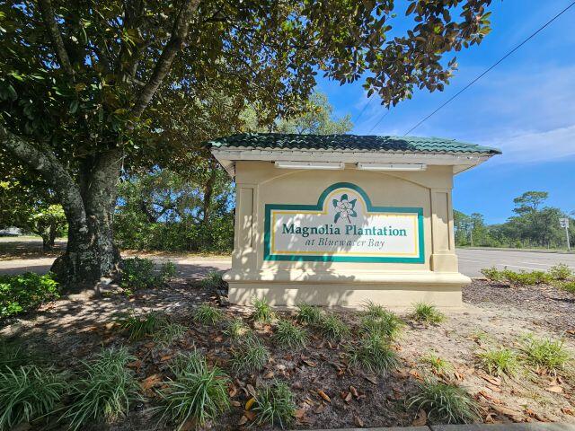 AVAILABLE NOW- Beautiful brick home nestled in the gated community of Magnolia Plantation at Bluewater Bay.  Lawn and pest service included!  Spacious with a split floor plan, vaulted ceilings, gas fireplace and a heated and cooled Florida Room.  Kitchen sports maple cabinets, marble backsplash, granite countertops and an island.  Enjoy evenings overlooking the lawn from your screened in back patio with Italian tile flooring. NO SMOKING, VAPING OR PETS! Applicants to verify items of importance such as school zones and room measurements.  Credit and background check required.