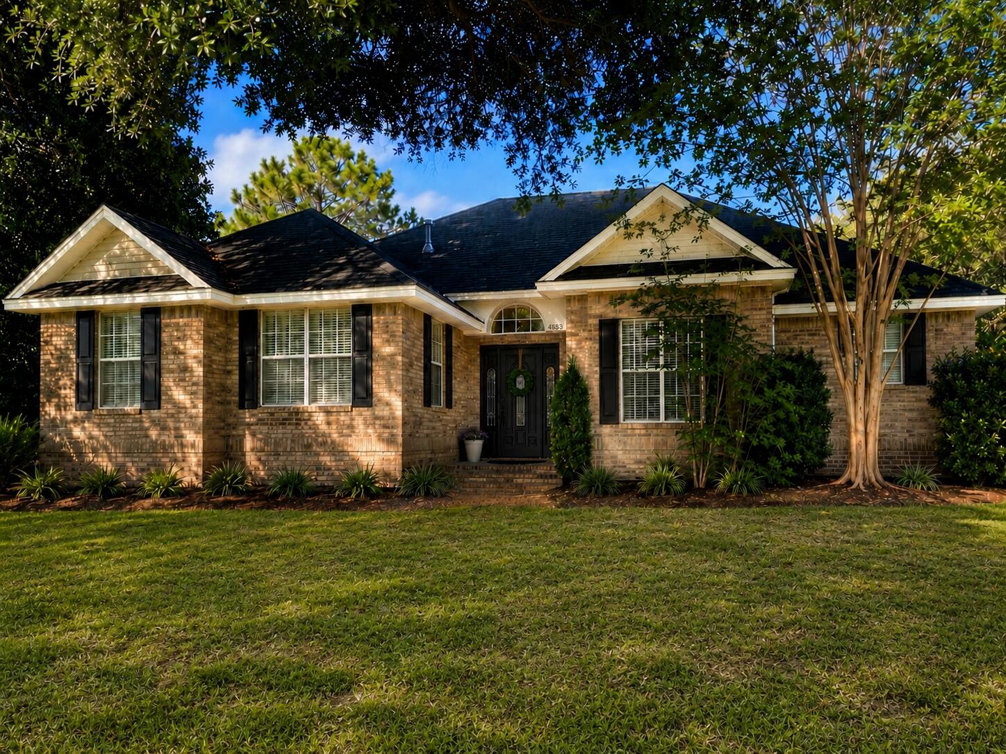 Seller will contribute $5000 to Buyer's closing costs/interest rate buy down. 
Welcome to this well maintained all-brick home, ideally located at the desirable south end of Crestview. Situated on a quiet, tree-lined Lovegrass Lane, this spacious home offers an open, inviting floor plan designed for comfortable everyday living and entertaining. 
Inside, you'll find tall ceilings, attractive luxury vinyl plank flooring in living room, dining room, family room and all bedrooms and tile in foyer, hallway, kitchen, and baths. 
The foyer welcomes you into a spacious living room featuring a cozy natural gas fireplace. French doors lead to the patio and a private, fully fenced backyard, creating the perfect space for relaxing or entertaining. The living room flows seamlessly into the generous dining area.
The bright family room features a charming bay window overlooking the backyard and includes a built-in desk, making it ideal for a home office or homework station. The family room opens to the breakfast nook and well-appointed kitchen, which boasts a large center island, two wall ovens, abundant cabinetry, and a spacious walk-in pantry. A conveniently located half bath is in hallway near the foyer.
The private primary suite is a true retreat with a bay window, tray ceiling, large walk-in closet, separate vanities, a relaxing garden tub, and a walk-in shower.
The 2nd and 3rd bedrooms share a Jack and Jill bath with a double vanities. The oversized garage offers plenty of room for vehicles and storage, while the attic space above provides even more storage options.
Major updates provide peace of mind, including a new HVAC system (2020), new roof (2021), and new septic drain field (2022), ensuring reliable, low-maintenance utility. 

If you're looking for a move-in-ready home with generous living spaces and an exceptional location, this spacious home on Lovegrass Lane is one you won't want to miss.