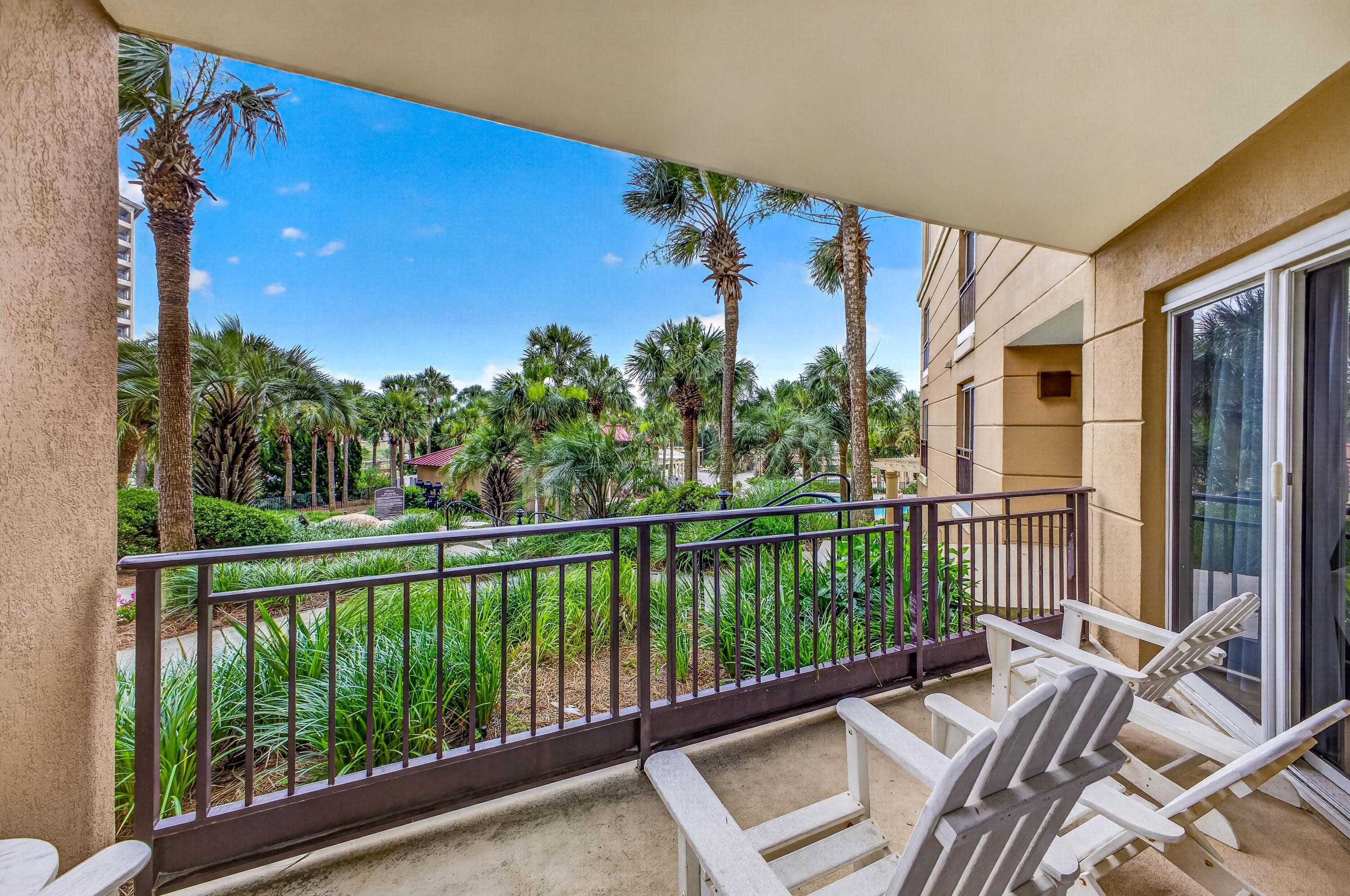 Discover effortless Gulf-front living in this beautifully appointed first-floor residence at Westwinds in Sandestin Golf & Beach Resort. Offering 2 bedrooms, 2 bathrooms, and 1,090 square feet, this turnkey, rental-ready condominium combines breathtaking beachfront access with exceptional convenience. Step onto your private balcony to enjoy spectacular sunrises, gentle sea breezes, and the relaxing rhythm of the Gulf. Designed with a light, coastal aesthetic, the open living spaces create an inviting atmosphere for owners and guests alike. The well-equipped kitchen features stainless steel appliances, generous counter space, and everything needed for preparing meals with ease. The spacious primary suite opens directly to the balcony, allowing you to wake up to sunshine each morning. It also includes a private bath with double vanity. The guest bedroom also enjoys balcony access, creating a seamless indoor-outdoor experience for everyone. A full-size stackable washer and dryer add everyday convenience, while a private owner's storage cage in the garage offers the perfect place to store beach chairs, bicycles, and other personal belongings. Westwinds is one of Sandestin's most sought-after beachfront communities, offering an impressive collection of resort amenities including a lagoon-style pool with cascading waterfalls, a hot tub, seasonal poolside cafe, direct beach access, fitness facilities, and meeting rooms ideal for family gatherings or small events. With its outstanding amenities, prime beachfront location, and strong rental appeal, Westwinds continues to be a favorite destination for both owners and vacation guests.

As an introduction to the Sandestin lifestyle, we invite our new owners to explore amenities that make Sandestin special. The listing brokerage and seller(s) are presenting the buyer(s) of this property with (2) 90-minute rounds of Tennis court time, a golf foursome at one of our three championship courses, and a round of golf for up to four (4) players at the unrivaled Burnt Pine Golf Club.

Sandestin Golf and Beach Resort features more than seven miles of beaches and pristine bay front, four championship golf courses, 15 world-class tennis courts, a 226-slip marina, a fitness center, spa and celebrity chef dining. Shop, dine and play at the charming pedestrian village, The Village of Baytowne Wharf and more. Inside the gates of the resort, residents enjoy a balanced lifestyle of high-class living, spanning the 2,400 acres from the beach to the bay. Everything within the gates of the resort is accessible by golf cart or bicycle. The entire resort is interconnected by miles of pedestrian, bike and golf cart paths that weave through groves of live oaks, meandering past natural lagoons, fountains, man-made lakes, and meticulously landscaped fairways.