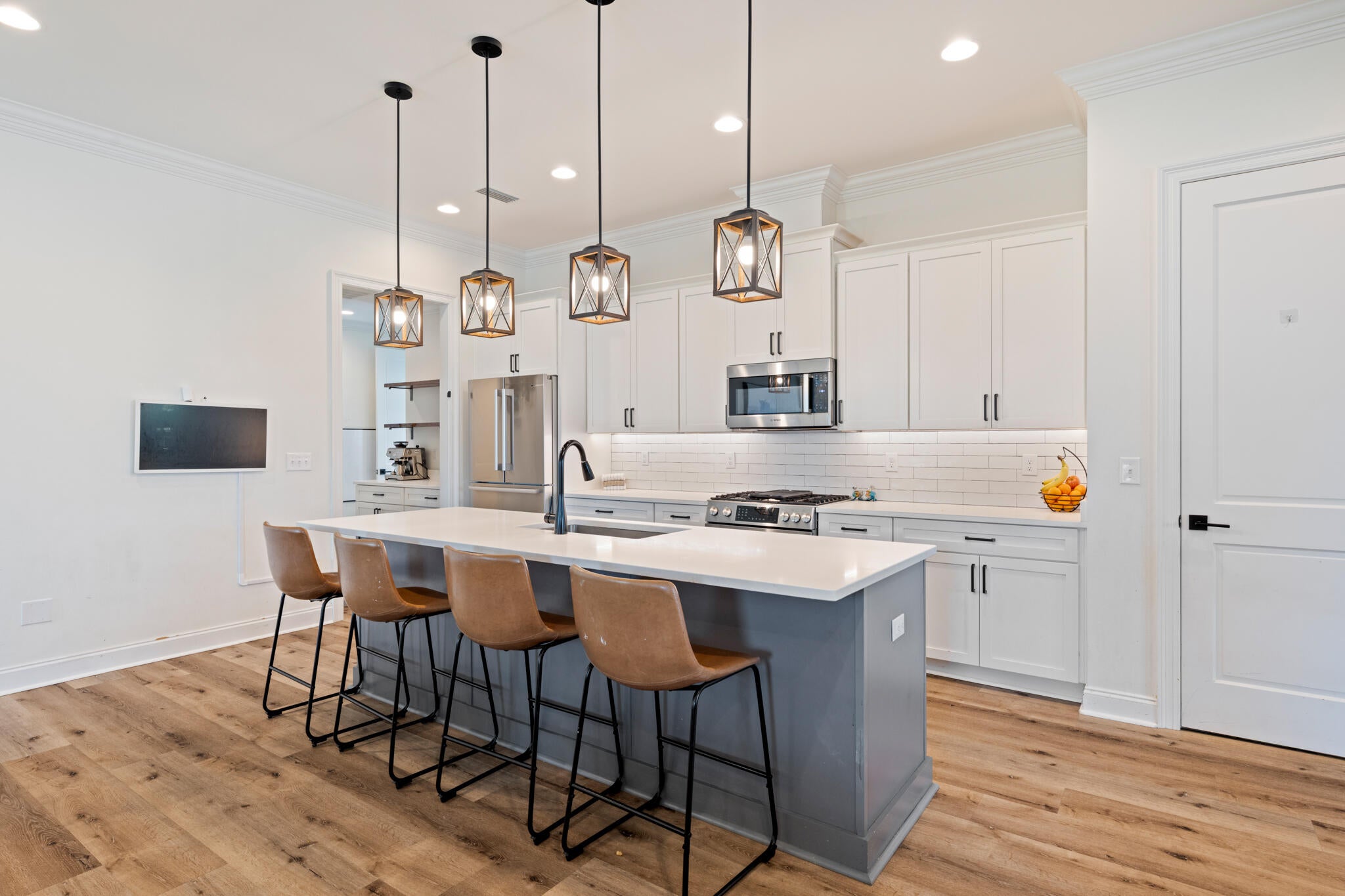 OPEN HOUSE, SAT SEPT 26TH,  FROM 11:00 AM-5:30 PM!!! PRICE REDUCED!!! Beautiful 4-bedroom, 3-bath home on a generously sized cul-de-sac lot, offering an exceptional combination of space, upgrades, and functionality. Featuring over $70,000 in premium lot and upgrades. The open-concept floor plan showcases a stunning kitchen with quartz countertops, Legacy cabinetry, under-cabinet lighting, Bosch appliances, large island, custom shelving, and farmhouse-style doors. A builder-enclosed, climate-controlled flex room adds valuable year-round space for an office, gym, media room, or additional living area. The split-bedroom layout provides privacy and flexibility for guests or multigenerational living. Outdoors, enjoy an extended 3-car driveway, side-yard concrete pad, fully fenced backyard, low maintenance rock landscaping, enlarged patio, and natural gas grill line. Convenient to Eglin AFB, VPS, Destin, Niceville, Fort Walton Beach, and Emerald Coast beaches.