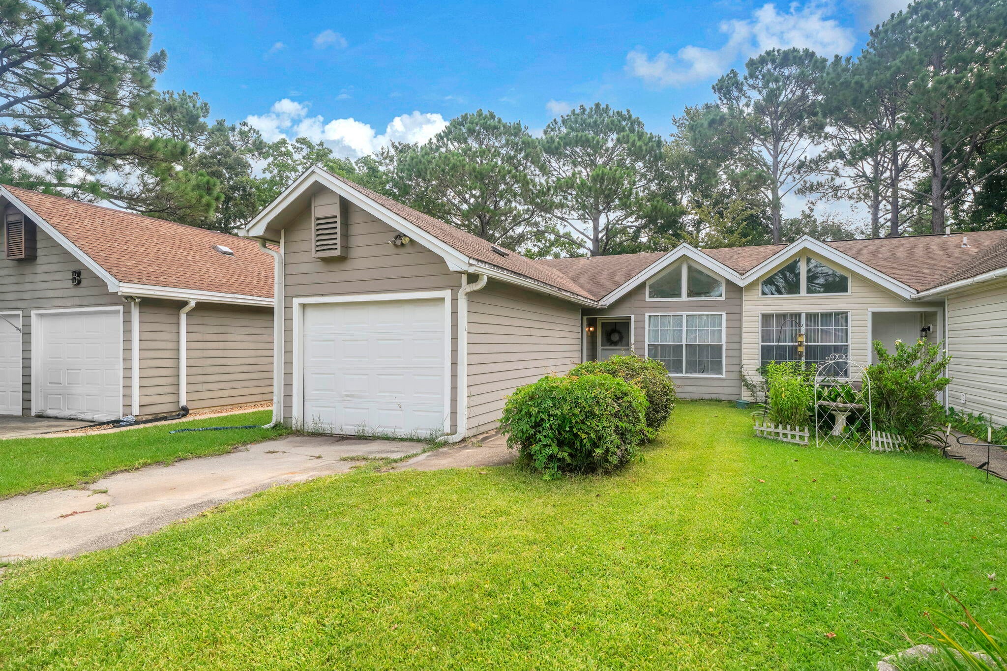 This townhome lives much larger than its square footage, offering an open and airy feel with vaulted ceilings and skylights that fill the home with natural light. The spacious layout features a separate dining area, a breakfast bar, and a comfortable living space that is perfect for everyday living and entertaining.

Step outside to a covered patio overlooking the large backyard, providing plenty of room for gatherings, pets, or simply relaxing outdoors. The property also includes a separate one-car garage with an automatic opener for added convenience.

Ideally located close to both military bases and the college, this home is an excellent opportunity for a first-time homebuyer, retiree, or investor.

Seller is offering $10,000 toward buyer upgrades for appliances or as a closing cost credit with an acceptable offer. This home is being sold As-Is.