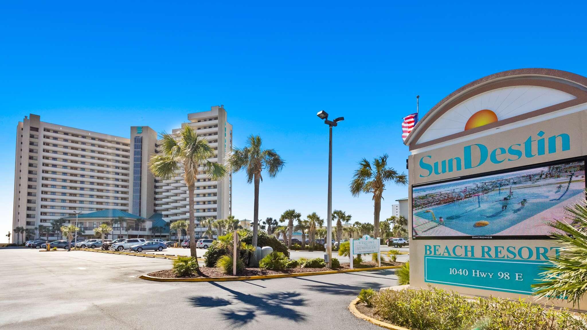 Unit 615 at SunDestin Beach Resort delivers what beachfront buyers are looking for: genuine Gulf views, private beach access, and a proven address in the heart of Destin. The view from the private balcony frames the Gulf beautifully, with sugar-white sand below and emerald water stretching to the horizon. It is the kind of view that makes every morning feel like a vacation. This fully furnished one bedroom, one and a half bath condo is move in ready and positioned in a building with a long standing reputation as one of the strongest performing rental properties on the Emerald Coast. Unit 615 comes with added peace of mind: the building restoration is complete, the assessment has been paid in full, and there are no pending assessments. With $40,401.56 in gross rental income, the income history speaks for itself. SunDestin's 100 yards of private, deeded beachfront is a genuine differentiator, giving owners and guests direct access to the sand without the crowds or hassle of public beach access. The resort's amenities speak for themselves: a newly renovated outdoor pool, an outdoor hot tub, a splash pad, a fully equipped fitness facility, sauna, steam room, an on-site restaurant, a tiki bar, and seasonal beach chair and umbrella service. Centrally located in the heart of Destin and minutes from Harbor Walk, premier dining, live entertainment, and world class fishing, SunDestin consistently draws the kind of loyal repeat guests that keep occupancy strong season after season. This is beachfront ownership done right! Come see it for yourself!
