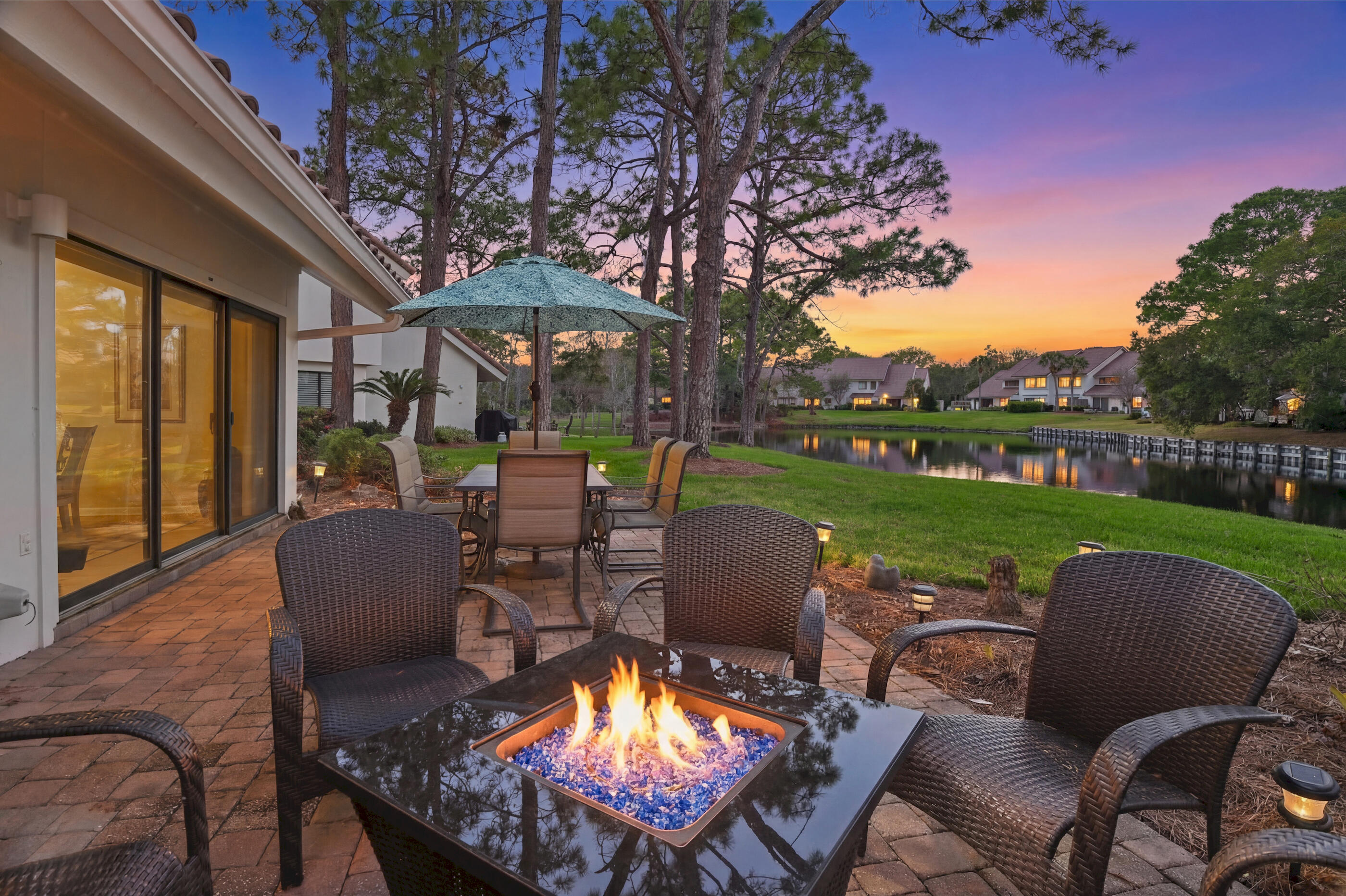 Experience the best of Miramar Beach resort living from this rare end-unit Beachwalk villa inside Sandestin Golf & Beach Resort® on Florida's Emerald Coast. Located on the coveted south side of Highway 98, the residence overlooks peaceful Horseshoe Lake and places owners close to the beach while enjoying the tranquility of a lakefront setting.

The thoughtfully designed townhome offers three bedrooms and three baths, including two bedrooms with baths on the main level for comfortable everyday living. Upstairs, a private bedroom suite with bath, loft area, and flexible gathering space creates additional room for guests, relaxation, or extra sleeping accommodations--an ideal setup for family vacations or rental guests. As an end unit, the villa enjoys extra windows, natural light, & privacy while the lake view enhances the relaxing coastal retreat atmosphere that makes Beachwalk so appealing.

Beachwalk is considered one of the closest communities to the beach inside Sandestin, with beach access just ½ mile away. The location within the resort is equally convenient--.3 mile to The Market Shops of Sandestin, .4 mile to the tunnel connecting the bayside amenities to the south-of-98 beachside, approximately 1.5 miles to Grand Boulevard, and about 1.7 miles to the Village of Baytowne Wharf by golf cart or tram. Sandestin's golf-cart-friendly environment makes exploring the marina, golf courses, dining, shopping, and entertainment effortless.

Whether used as a personal getaway or vacation rental investment, the property offers exceptional flexibility, as short-term rentals are allowed. This Beachwalk villa presents a rare opportunity to enjoy lake-view living, beach access, and the vibrant resort lifestyle that defines Sandestin.