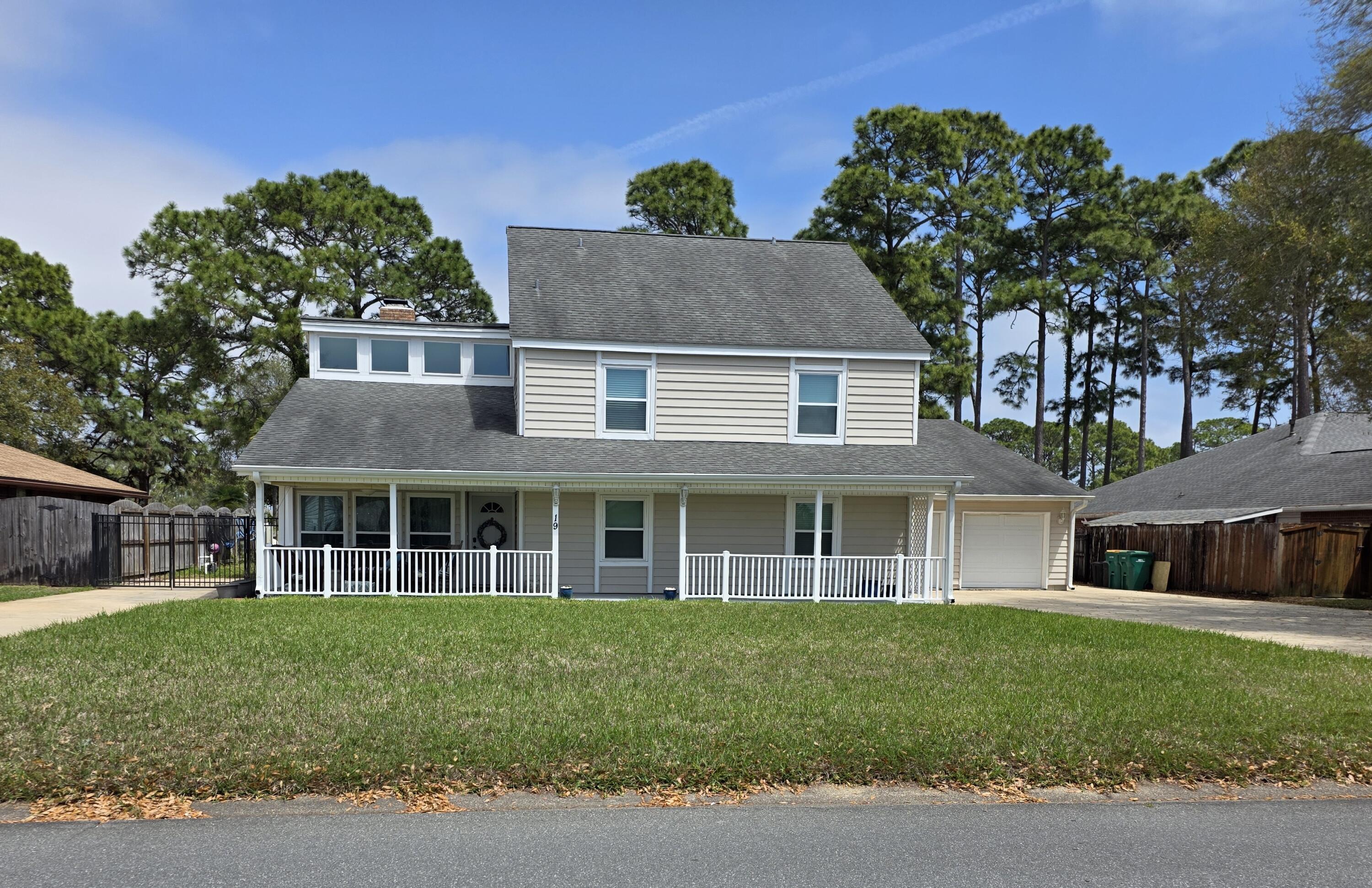 Come take a look at this one! Open House Saturday, 1 Aug, 11 to 3. The Seller is motivated to sell. 
Located in the highly desirable Lake Lorraine Estates community, this beautifully maintained 3-bedroom, 2-full-bath, 2-half-bath home offers 2,760 square feet of living space with views of the 4th fairway of the Shalimar Golf Course. Enjoy Florida living at its finest with a private in-ground saltwater pool, energy-efficient circulation pump, open patio, and decorative aluminum fencing. The spacious floor plan includes multiple living areas, a bonus room, workshop, vaulted ceilings, skylights, a gas fireplace, built-in bookcases, and an updated kitchen with island and breakfast bar. Major improvements within the past 10 years include the exterior siding, HVAC systems, pool, tank-less gas water heater, two driveways, patio, fencing, and replacement windows, most of which are impact resistant. Additional features include an oversized 2-car garage, ample parking for boats and RVs, and a convenient location near Eglin AFB, Hurlburt Field, Duke Field, shopping, dining, schools, and the Emerald Coast's beautiful beaches. Come take a look and see what golf course living can offer.