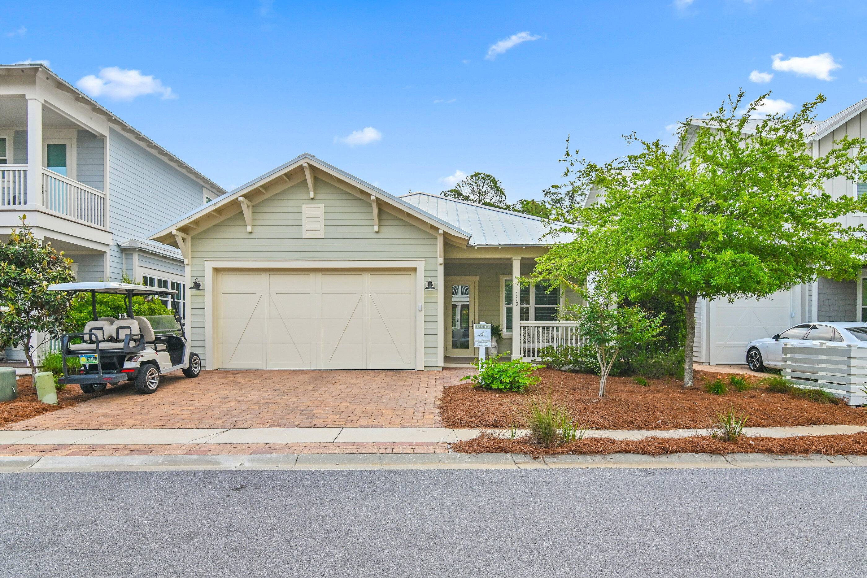 Just Listed-Rare One-Level Living Backing to Preserve in NatureWalk at Seagrove.
Tucked away on one of the quietest sections  this newer construction, never-rented Beachwind floorplan offers the perfect blend of privacy, simple living, and coastal charm. Situated on a larger cottage homesite backing directly to the state preserve, this home provides a serene, natural backdrop with ample space to design your own private pool oasis. (Photo was virtually staged) Designed for effortless living, this rare single-story layout features 3 bedrooms, 2.5 baths, The open-concept design is filled with natural light and showcases wood flooring, shiplap accents, and a beautifully appointed kitchen with marble countertops, a large center island, stainless steel appliances, and a gas cooktop. The spacious primary suite is privately positioned at the rear of the home, offering tranquil preserve views, tray ceilings, a spa-like bath with dual vanities, walk-in shower, and a professionally designed closet. A standout feature for the community, the home includes a rare two-car garage, outdoor porch with TV,  and extended paver patio--perfect for enjoying the peaceful surroundings. Located south of Highway 98 and just minutes from the beaches of 30A, NatureWalk residents enjoy access to The Gathering Place with resort-style pools, hot tub, fitness stations, pickleball courts, playground, and scenic walking trails leading to the beach. Whether you're searching for a primary residence, second home, or investment opportunity, this never-rented, move-in ready home offers a unique opportunity to own in one of 30A's most sought-after communities. naturewalkatseagrove.com