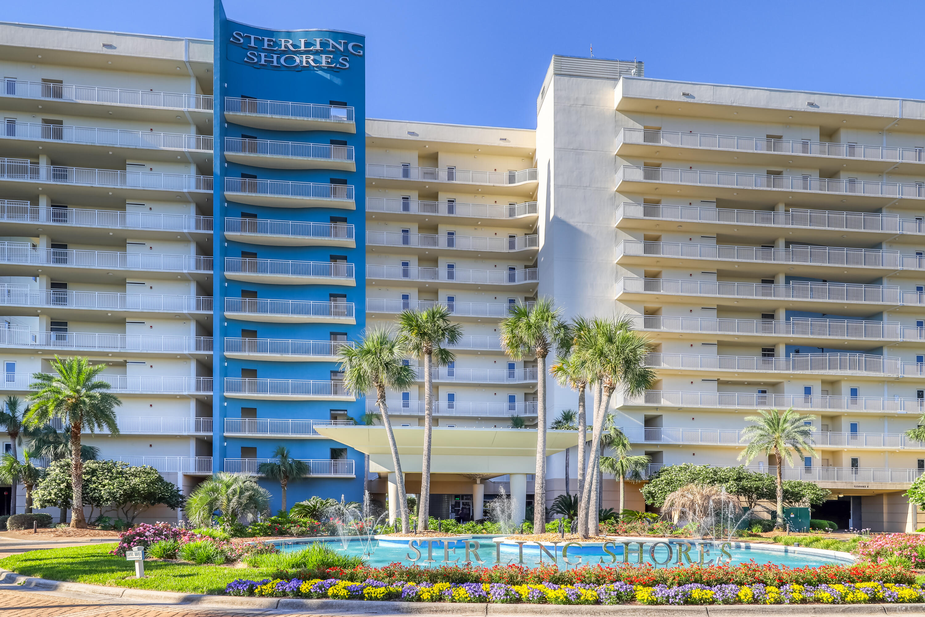 This fully furnished, rental-ready 3rd-floor condo at Sterling Shores unit 313 includes deeded parking space #38 in the garage and deeded storage unit #16. With 1,476 square feet, this 3-bedroom, 2-bath condo is located in one of Destin's premier vacation resorts and can serve as an income-producing vacation rental, second home, or full-time residence. It sleeps 8 and features stainless steel kitchen appliances, a king-size bed in the primary suite with a private bath that includes a jacuzzi tub and separate shower, twin beds in the second bedroom with a jack-and-jill bath, and a full-size bed in the third bedroom. An oversized 28-foot balcony, accessible from both the living room and primary bedroom, offers Gulf and pool views. The main living areas have tile flooring, the bedrooms are carpeted, and the unit also includes a full-size washer and dryer.

Sterling Shores is an 8+ acre gated community offering a lagoon-style pool, a private beach club with a gulf-side heated pool, fitness center, 42-seat theater, BBQ area, picnic area, tiki hut, and deeded beach access. The exterior of the building has been freshly painted, and the balconies and walkways have been resurfaced.  Shopping, dining, and entertainment are all nearby, and owners' pets are welcome.  This is another must see!!