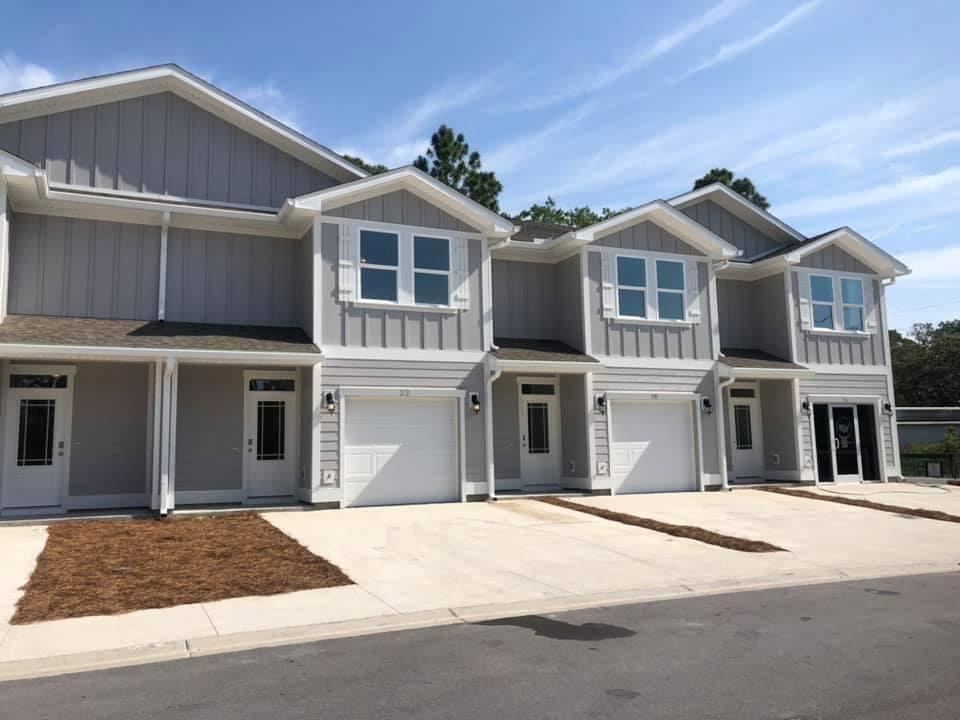 Welcome to Sandhill Pines! This community located off Mack Bayou Road is just minutes to Grand Blvd and Scenic Hwy 30A. These 3 bed, 2.5 bath town homes have EVP flooring throughout the entire home, excluding stairs and all bedrooms. Features include: granite countertops and ivory colored shaker style cabinetry with brushed nickel hardware. This is an exterior town home unit, only one neighbor. Perfect location to get to the beach, shopping, restaurants and the elementary school in under 10 minutes!
***Home is NOT furnished. Photos are stock and colors, upgrades and selections may differ A Rental Application Fee of $70 for each applicant will be collected to initiate a credit screening and criminal background check as part of the application evaluation process. Beach Sunsets Inc charges a Tenant fee of $25 per month payable with rent. Renter's Insurance is required; option available for $11.95 per month. Pet Security Deposits are $500 per pet and refundable if there is no damage at lease end. Pet Rent is $25 per pet per month. At lease execution, security deposit(s), pet security deposit(s), and any lease-required prepaid rent are due and payable. Your first rent payment is made the day you move in and due the 1st to 5th of each month thereafter