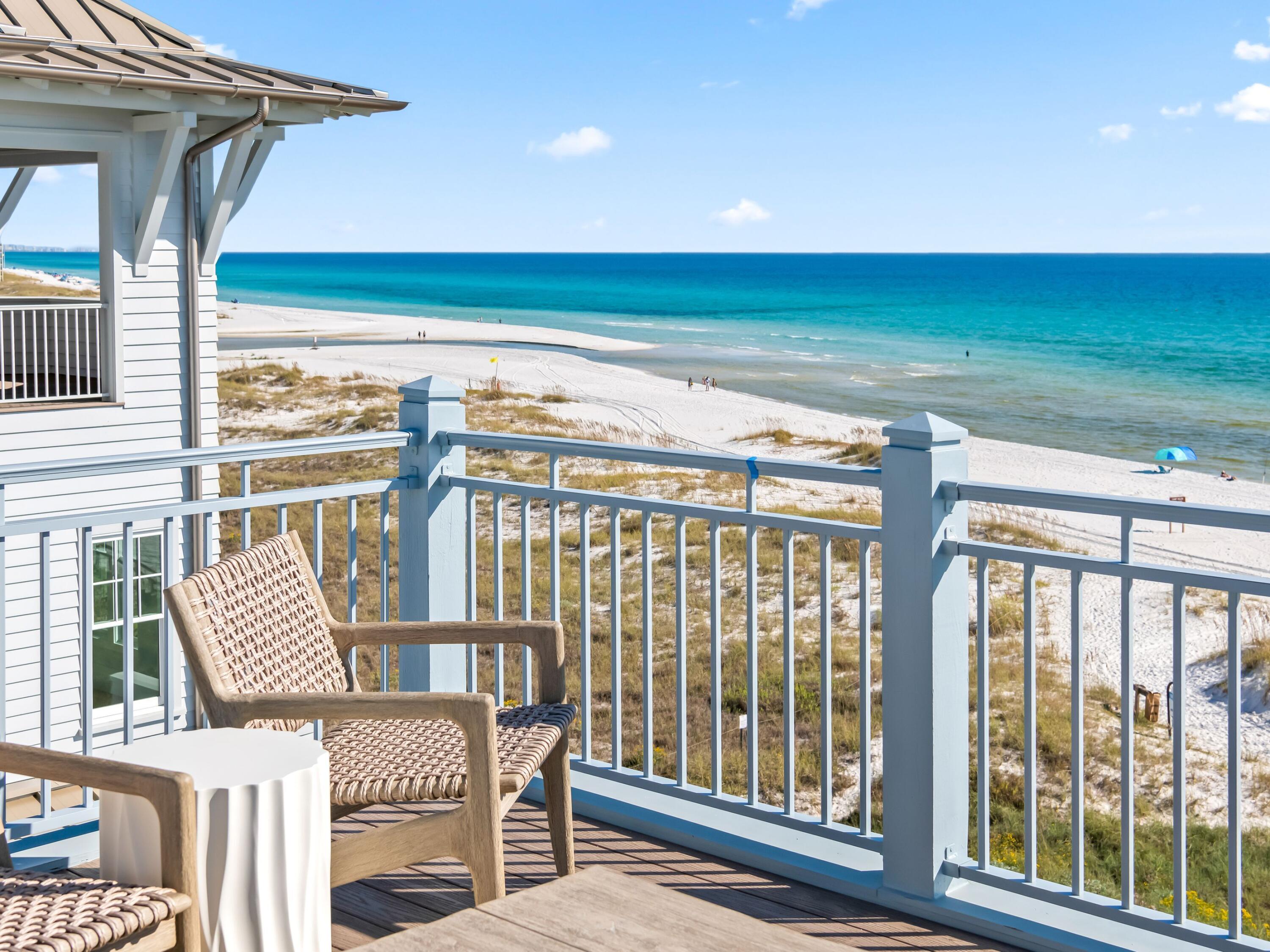 On the far eastern edge of Inlet Beach, where the emerald horizon meets the protected wilds of Camp Helen State Park and Lake Powell, Lot 19 at Lupin Beach emerges as a rare expression of coastal architecture—an address that balances serenity, design pedigree, and Gulf-front permanence. With 87 feet of private shoreline and placement on one of the community's widest homesites, the residence stands as a testament to refined craftsmanship and intentional living on Scenic 30A.

Envisioned by the acclaimed team at Historical Concepts and constructed with the enduring precision of Alys Beach Construction, the home unfolds across 3,667 square feet and four impeccably considered levels, all connected by elevator. Its architectural lines are clean and confident; its rooms curated with a palette that feels both rooted and ethereal. Wide-plank Madeline hardwood flooring, handcrafted Zellige tile, natural quartzite countertops, and touches of aged and satin brass shape an interior language that whispers luxury without excess.

The kitchenanchored by white-oak cabinetry, a 36" Wolf gas range, paneled Sub-Zero refrigeration, and a Special Walnut islandreflects the elegance of a coastal atelier. The reverse-living design elevates the main gathering spaces toward panoramic views of the Gulf, revealing a terrace perfectly positioned for the poetry of sunrise and the ritual of sunset.

Outside, the rhythm of coastal living takes center stage. The private plunge pool, summer kitchen, and alfresco dining terrace form an outdoor sanctuary where sea breezes, light, and sound become daily companions. A two-car garage, additional guest parking, and HOA-maintained landscaping transform the property into a truly effortless second homeor a full-time residence designed for a life lived gracefully.

Within Lupin Beach, residents enjoy over 716 feet of private beach, five boardwalks, and direct access to protected natural treasures. From the private path, a few steps lead to Lake Powell, one of Florida's largest coastal dune lakesan extraordinary amenity for paddleboarding, kayaking, fishing, e-foiling, or quiet morning exploration. Next door, Camp Helen State Park offers miles of walking trails, a fishing pier, wildlife viewing, and community programming that honors the region's heritage.

Moments away, the polished villages of the 30A corridorRosemary Beach, Alys Beach, Seacrest Beach, and the emerging enclave at Kaiya Beach Resortoffer world-class dining, boutiques, galleries, and cultural events. Members enjoy proximity to premier clubs including Watersound Beach Club, the all-new Camp Creek amenities, and Wild Heron Golf Club, each offering pools, golf, pickleball, tennis, dining, marina access, and year-round recreation. With Northwest Florida Beaches International Airport just 15-20 minutes from the doorstep, direct access to major markets such as Atlanta, Dallas, New York, and Miami keeps travel effortless.

As a primary residence, the home's scale, garage space, and private outdoor living areas deliver comfort and practicality. As a second home, it offers the simplicity of lock-and-leave ownership. And as an investment, the combination of new construction, Gulf-front positioning, private beach access, and rental-friendly status creates one of the strongest value propositions on eastern 30A. Lot 19 at Lupin Beach is not just a propertyit is a sanctuary at the meeting point of architecture, nature, and lifestyle. A rare and timeless offering on one of Inlet Beach's most coveted stretches of sand.
