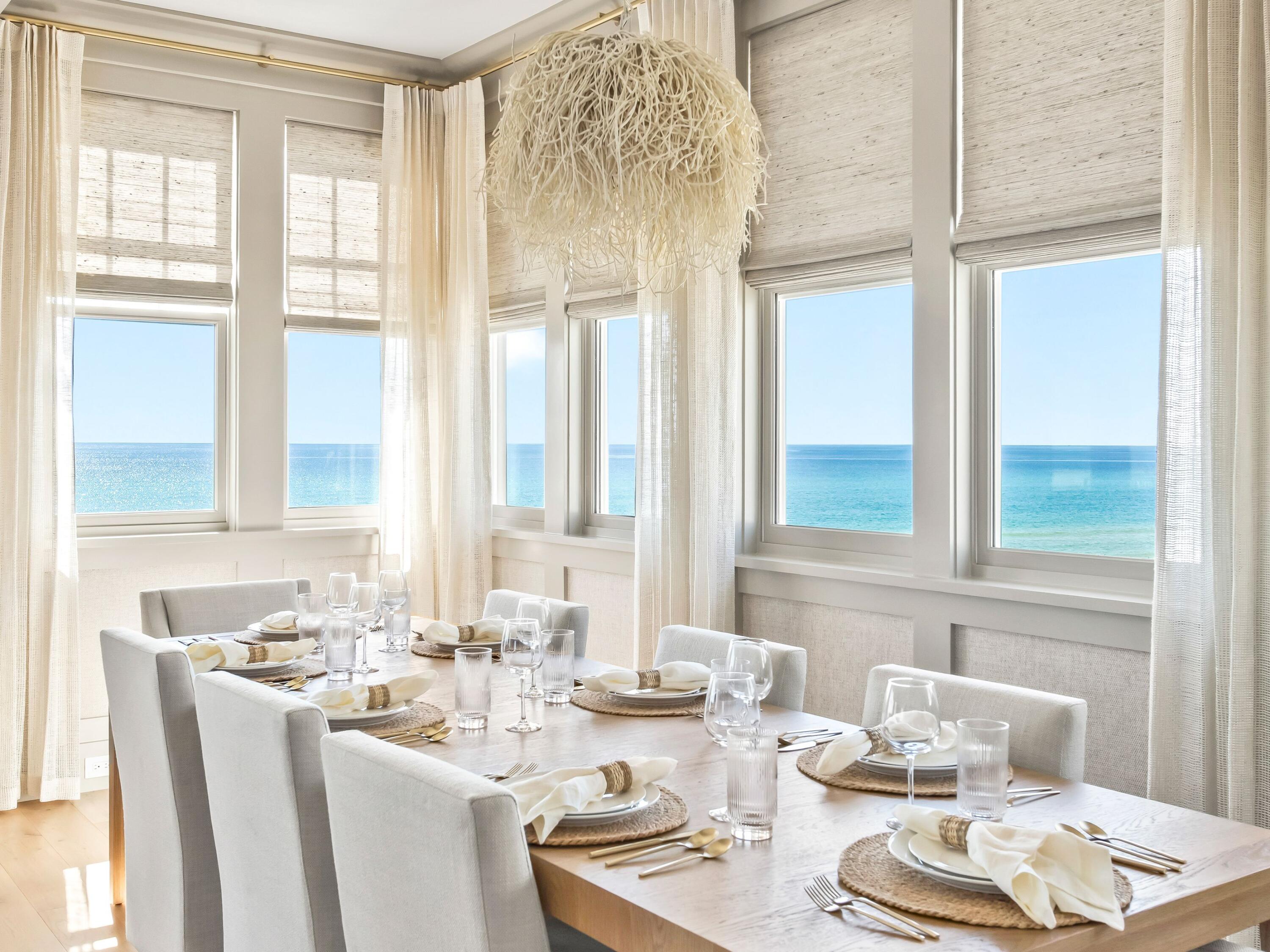 On the far eastern edge of Inlet Beach, where the emerald horizon meets the protected wilds of Camp Helen State Park and Lake Powell, Lot 19 at Lupin Beach emerges as a rare expression of coastal architecture—an address that balances serenity, design pedigree, and Gulf-front permanence. With 87 feet of private shoreline and placement on one of the community's widest homesites, the residence stands as a testament to refined craftsmanship and intentional living on Scenic 30A.

Envisioned by the acclaimed team at Historical Concepts and constructed with the enduring precision of Alys Beach Construction, the home unfolds across 3,667 square feet and four impeccably considered levels, all connected by elevator. Its architectural lines are clean and confident; its rooms curated with a palette that feels both rooted and ethereal. Wide-plank Madeline hardwood flooring, handcrafted Zellige tile, natural quartzite countertops, and touches of aged and satin brass shape an interior language that whispers luxury without excess.

The kitchenanchored by white-oak cabinetry, a 36" Wolf gas range, paneled Sub-Zero refrigeration, and a Special Walnut islandreflects the elegance of a coastal atelier. The reverse-living design elevates the main gathering spaces toward panoramic views of the Gulf, revealing a terrace perfectly positioned for the poetry of sunrise and the ritual of sunset.

Outside, the rhythm of coastal living takes center stage. The private plunge pool, summer kitchen, and alfresco dining terrace form an outdoor sanctuary where sea breezes, light, and sound become daily companions. A two-car garage, additional guest parking, and HOA-maintained landscaping transform the property into a truly effortless second homeor a full-time residence designed for a life lived gracefully.

Within Lupin Beach, residents enjoy over 716 feet of private beach, five boardwalks, and direct access to protected natural treasures. From the private path, a few steps lead to Lake Powell, one of Florida's largest coastal dune lakesan extraordinary amenity for paddleboarding, kayaking, fishing, e-foiling, or quiet morning exploration. Next door, Camp Helen State Park offers miles of walking trails, a fishing pier, wildlife viewing, and community programming that honors the region's heritage.

Moments away, the polished villages of the 30A corridorRosemary Beach, Alys Beach, Seacrest Beach, and the emerging enclave at Kaiya Beach Resortoffer world-class dining, boutiques, galleries, and cultural events. Members enjoy proximity to premier clubs including Watersound Beach Club, the all-new Camp Creek amenities, and Wild Heron Golf Club, each offering pools, golf, pickleball, tennis, dining, marina access, and year-round recreation. With Northwest Florida Beaches International Airport just 15-20 minutes from the doorstep, direct access to major markets such as Atlanta, Dallas, New York, and Miami keeps travel effortless.

As a primary residence, the home's scale, garage space, and private outdoor living areas deliver comfort and practicality. As a second home, it offers the simplicity of lock-and-leave ownership. And as an investment, the combination of new construction, Gulf-front positioning, private beach access, and rental-friendly status creates one of the strongest value propositions on eastern 30A. Lot 19 at Lupin Beach is not just a propertyit is a sanctuary at the meeting point of architecture, nature, and lifestyle. A rare and timeless offering on one of Inlet Beach's most coveted stretches of sand.