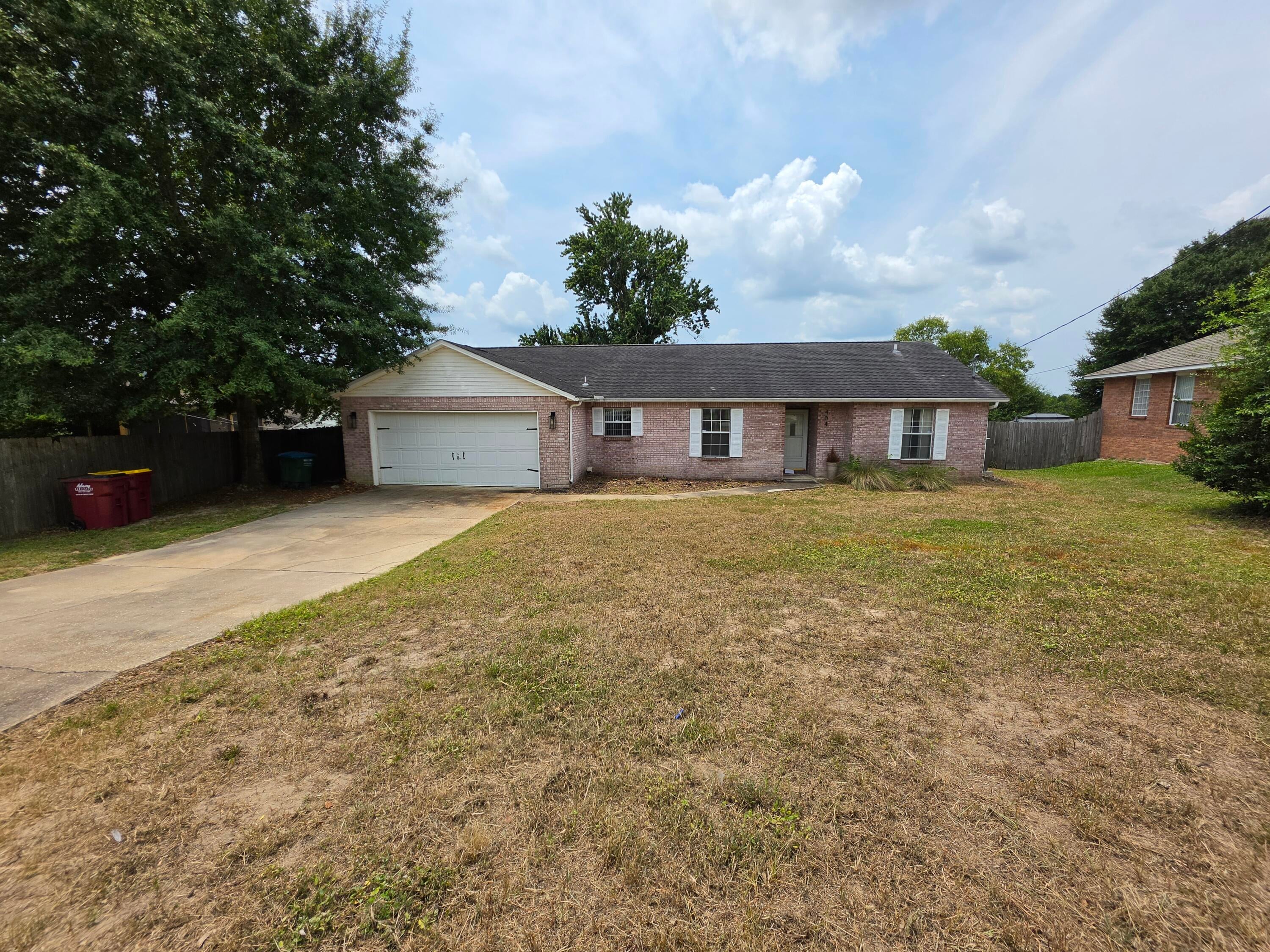 AVAILABLE 08/19/2026- Lovely renovated all brick home nestled on the South end of Crestview.  LVP flooring throughout with tile in wet areas.  Large living area with vaulted ceiling.  Formal dining area, kitchen with granite countertops and tile backsplash.  Screened back porch with large yard.  Minutes from schools, shopping, Eglin AFB, Duke Field and the worlds most beautiful beaches.  Tenant to verify items of importance such as room measurements and school zones.  No smoking, vaping or pets.  Credit and criminal background check required.