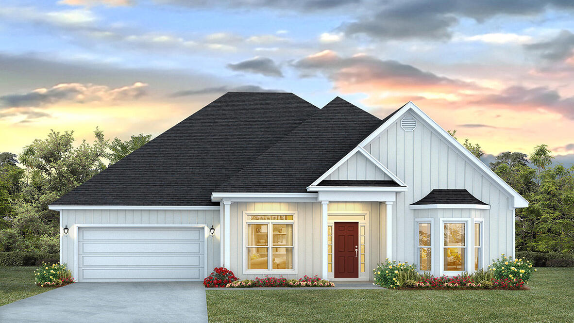 Welcome to Lot 10 Bay Circle Drive in Santa Rosa Beach Florida. This pre-construction homesite offers the opportunity to secure new construction prior to groundbreaking. This property will be developed with the McKenzie floorplan and built to current design standards and specifications. Buyers may have the ability to personalize select finishes depending on the stage of construction. Estimated completion timelines and build details available upon request.

The Mckenzie features a sprawling 3,061 square feet with five bedrooms and three full bathrooms. From the moment you enter this floor plan, you are met with spacious rooms and elegant features throughout the home. Off the front entry hall, is an appointed formal dining room with windows that flood this space with natural light. A large study is just across the hall that makes a perfect space for a library, home office, or formal sitting room.

Continue through the foyer to the grand living area that is open and a kitchen that features a center island and pantry. There is a dedicated hall that leads from the kitchen to the formal dining room for easy dinner service and clean up. The living area has a trey ceiling which elevates this area and gives the feel of high ceilings.
Off the living area you will find access to the primary bedroom that is tucked discreetly at the back of the home for privacy. The primary bedroom has trey ceilings, a spacious ensuite bathroom that holds the walk-in closet, a soak tub and separate shower