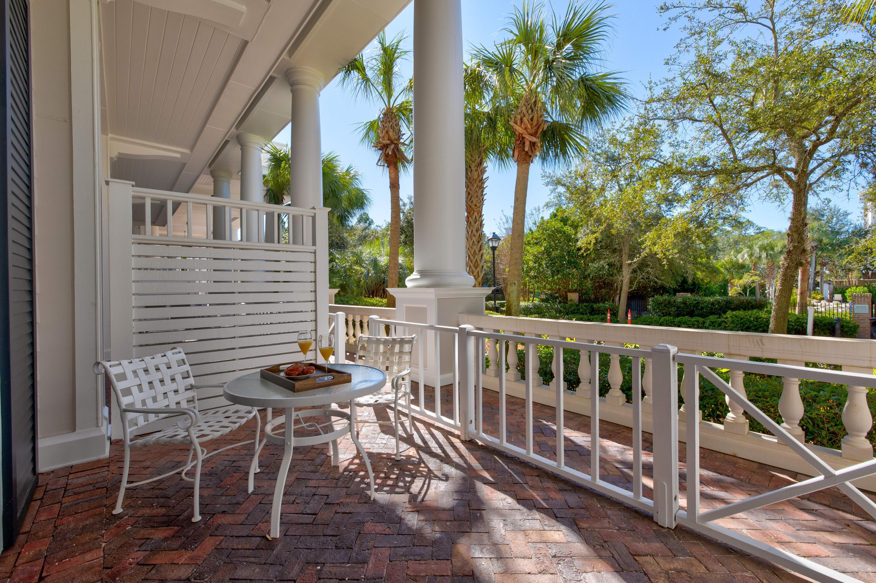Welcome to  'Low Tide,'' a beautifully updated, trend-forward studio condominium in the highly sought-after Grand Sandestin at Sandestin Golf & Beach Resort. Perfectly positioned on the ground floor with a private covered patio, this turnkey residence offers effortless resort living just steps from the vibrant Village of Baytowne Wharf, where you'll enjoy waterfront dining, boutique shopping, live entertainment, festivals, family attractions, and year-round events. Designed to maximize both comfort and style, this approximately 500-square-foot studio features soaring 14-foot ceilings, durable tile flooring throughout, custom draperies, a king-size bed, a queen sleeper sofa, and floor-to-ceiling sliding glass doors that bring in natural light while overlooking beautifully landscaped grounds. The thoughtfully designed living area comfortably accommodates up to four guests, making it an excellent choice for a vacation retreat, second home, or income-producing rental property. The well-equipped kitchenette includes a refrigerator, microwave and coffee maker. providing added convenience for extended stays. A full bath with a tub/shower combination completes the interior.  Owners and guests enjoy exceptional amenities at Grand Sandestin, including a welcoming lobby with the Ballyhoo Bar & Lounge, fitness center, zero-entry swimming pool, convenient on-site check-in, concierge services, covered garage parking, valet service, and laundry facilities. Beyond your front door, Sandestin Golf & Beach Resort offers an unmatched coastal lifestyle across 2,400 acres stretching from the Gulf of Mexico to Choctawhatchee Bay. Enjoy more than seven miles of beach and bay frontage, four championship golf courses, 15 world-class tennis courts, a 226-slip marina, multiple heated pools and hot tubs, fitness center, spa, water sports, biking, boating, pickleball, miniature golf, beach bonfires, and miles of scenic walking, biking, and golf cart paths connecting every corner of the resort.  Whether you're searching for a personal coastal getaway, a low-maintenance second home, or a vacation rental investment in one of Northwest Florida's premier resort destinations, Low Tide offers the perfect combination of location, lifestyle, and resort amenities.