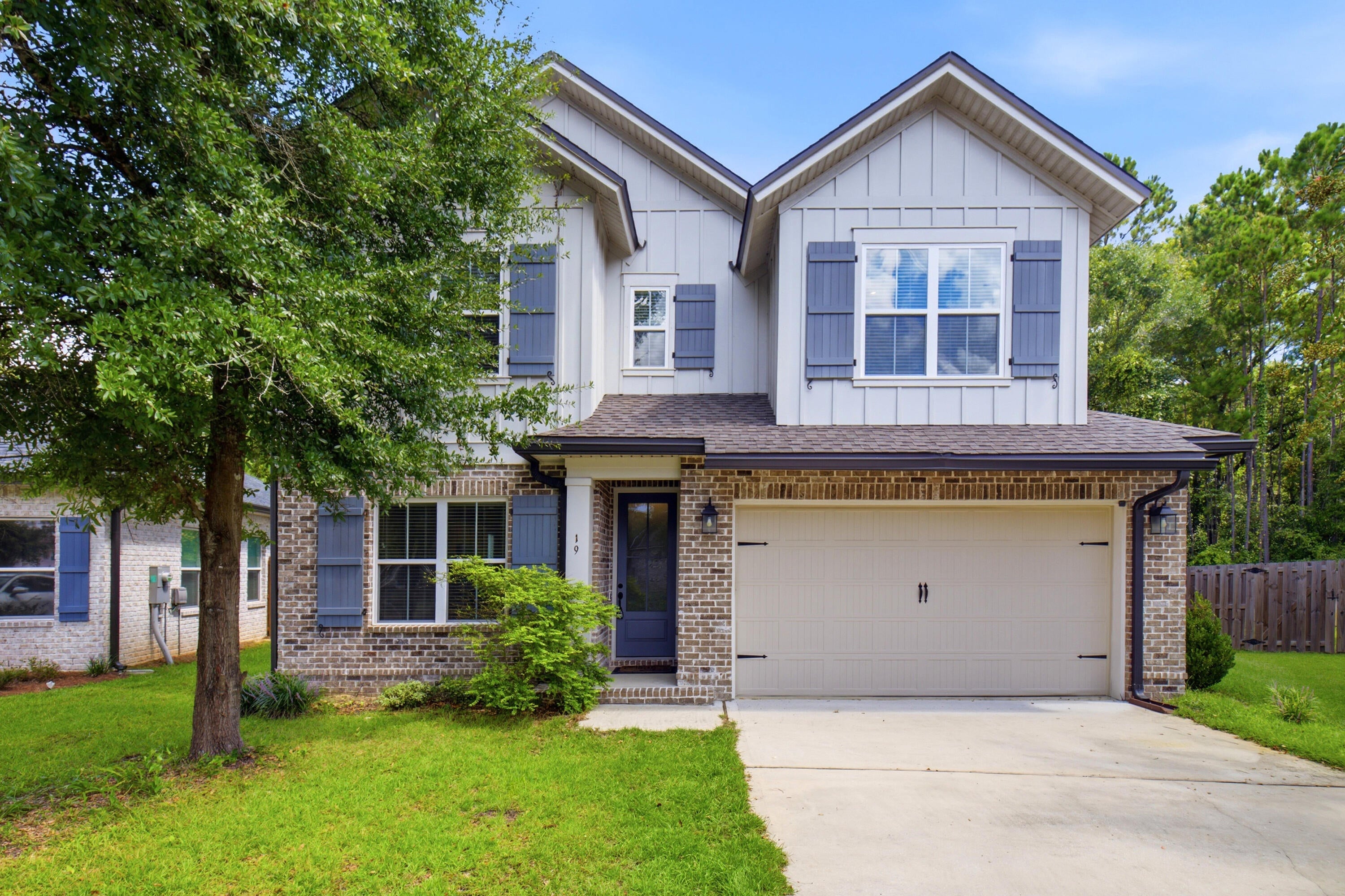 Welcome to Laurel Oaks, where quality construction and thoughtful design come together in this beautifully appointed Randy Wise Homes Redfish II floor plan with all of the upgrades. Offering 4 bedrooms, 2.5 baths, and approximately 2,186 square feet, this home provides a spacious and functional layout with room for everyone.

The open-concept design features 9-foot ceilings, upgraded laminate flooring, tile, and carpet, along with an inviting family room and a dedicated flex room that offers the perfect space for a home office, playroom, or additional living area. The kitchen showcases upgraded granite countertops and flows seamlessly into the main living spaces, making everyday living and entertaining easy.

The primary suite offers a trey ceiling, double vanity, walk-in closet, and an upgraded large tiled shower. Throughout the home, you'll find desirable details including 8-foot interior doors, crown molding, cased windows, upgraded granite throughout, and a convenient floor outlet in the family room.

Outside you will enjoy the covered rear lanai and yard with an automatic sprinkler system. The brick exterior, low-E vinyl windows, covered entry, and two-car garage add both curb appeal and functionality.

Located in Freeport's growing Laurel Oaks community, this home offers a wonderful combination of modern construction, quality finishes, and comfortable Florida living.