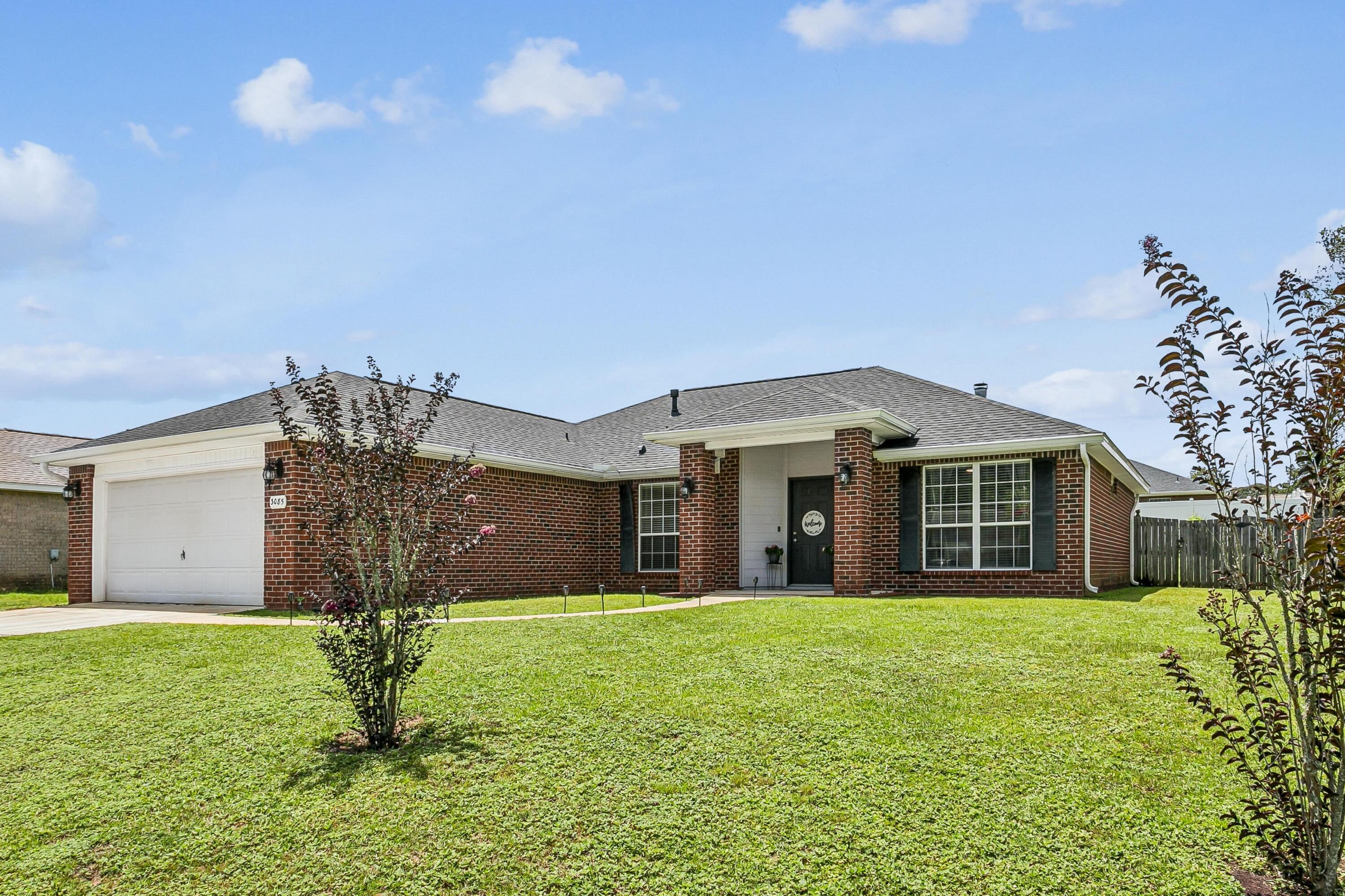 Welcome to this beautiful 4-bedroom, 2-bath home located in the desirable Brooke Estates community! This well-maintained home features a spacious open floor plan with vaulted ceilings, a large living room with a cozy fireplace, and a separate dining room, making it perfect for both everyday living and entertaining.
The kitchen offers granite countertops, upgraded lighting, a raised breakfast bar, and plenty of cabinet and counter space. The split-bedroom floor plan provides added privacy, with a spacious primary suite featuring a double vanity, garden tub, separate shower, and walk-in closet.
Additional features include three generously sized guest bedrooms, a full guest bathroom, a large laundry room, and a two-car garage. 
Enjoy the neighborhood amenities, including a community pool and tennis courts. Conveniently located in the heart of North Crestview, this home is just minutes from schools, shopping, restaurants, the library, downtown Crestview, I-10, and an easy commute to Eglin Air Force Base, Duke Field, and other area military bases.
Don't miss this wonderful opportunity to own a move-in-ready home in one of Crestview's most desirable neighborhoods. Schedule your showing today!