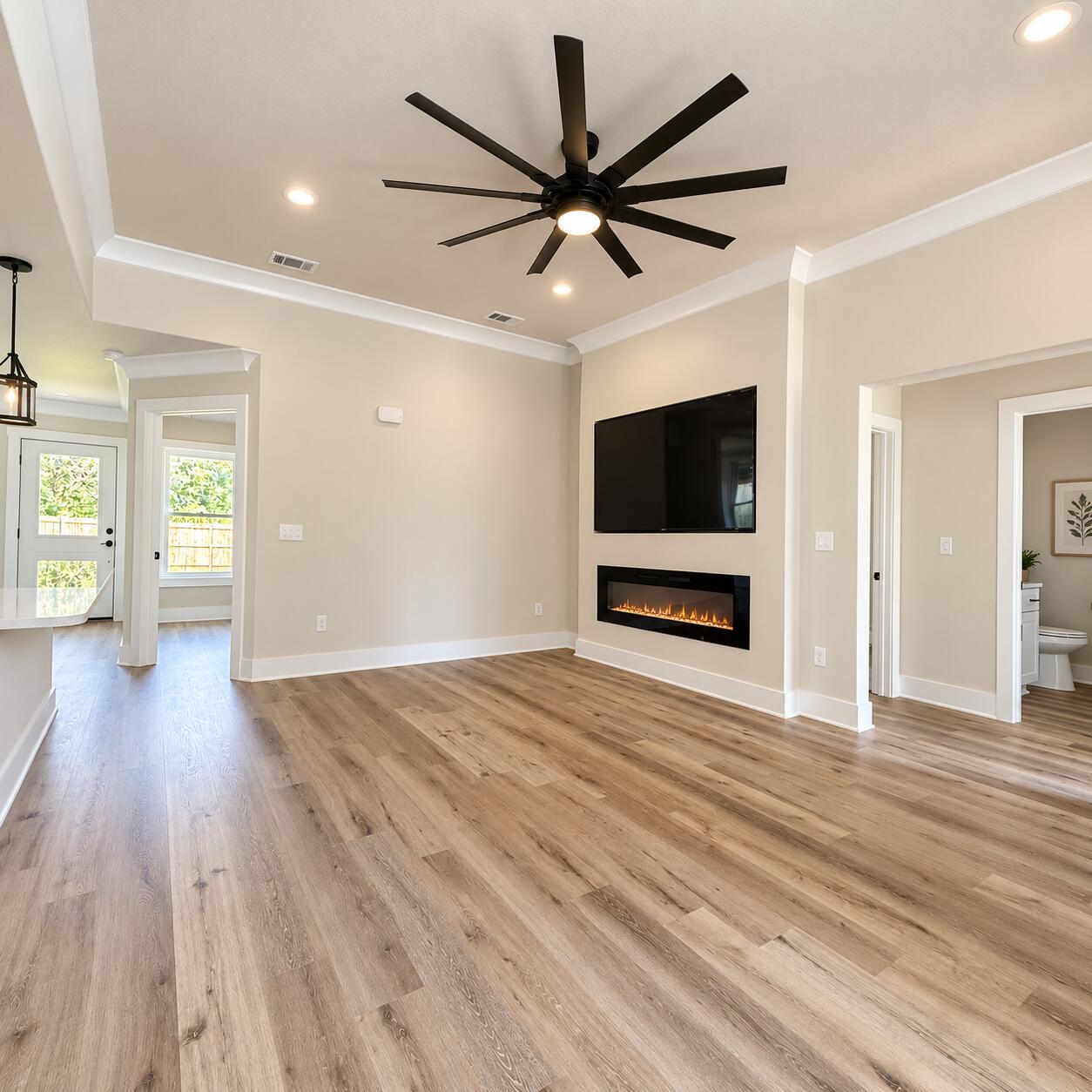 Welcome home to 878 E Walnut Avenue, where thoughtful details and everyday comfort come together. Crown molding adds a polished touch, while the electric fireplace creates a cozy place to unwind beneath the included 75 inch TV. The kitchen comes ready for your next gathering with a refrigerator, smooth top stove, dishwasher and microwave, and the included washer and dryer make moving in that much easier.

Outside, an automatic sprinkler system helps keep the yard looking its best. Enjoy a convenient Crestview location near schools, shopping, downtown amenities and municipal parks, with Eglin AFB, Duke Field and the beautiful beaches of Destin within driving distance. From quiet evenings at home to weekends exploring the Emerald Coast, this home makes it easy to picture what comes next. Schedule your showing today!