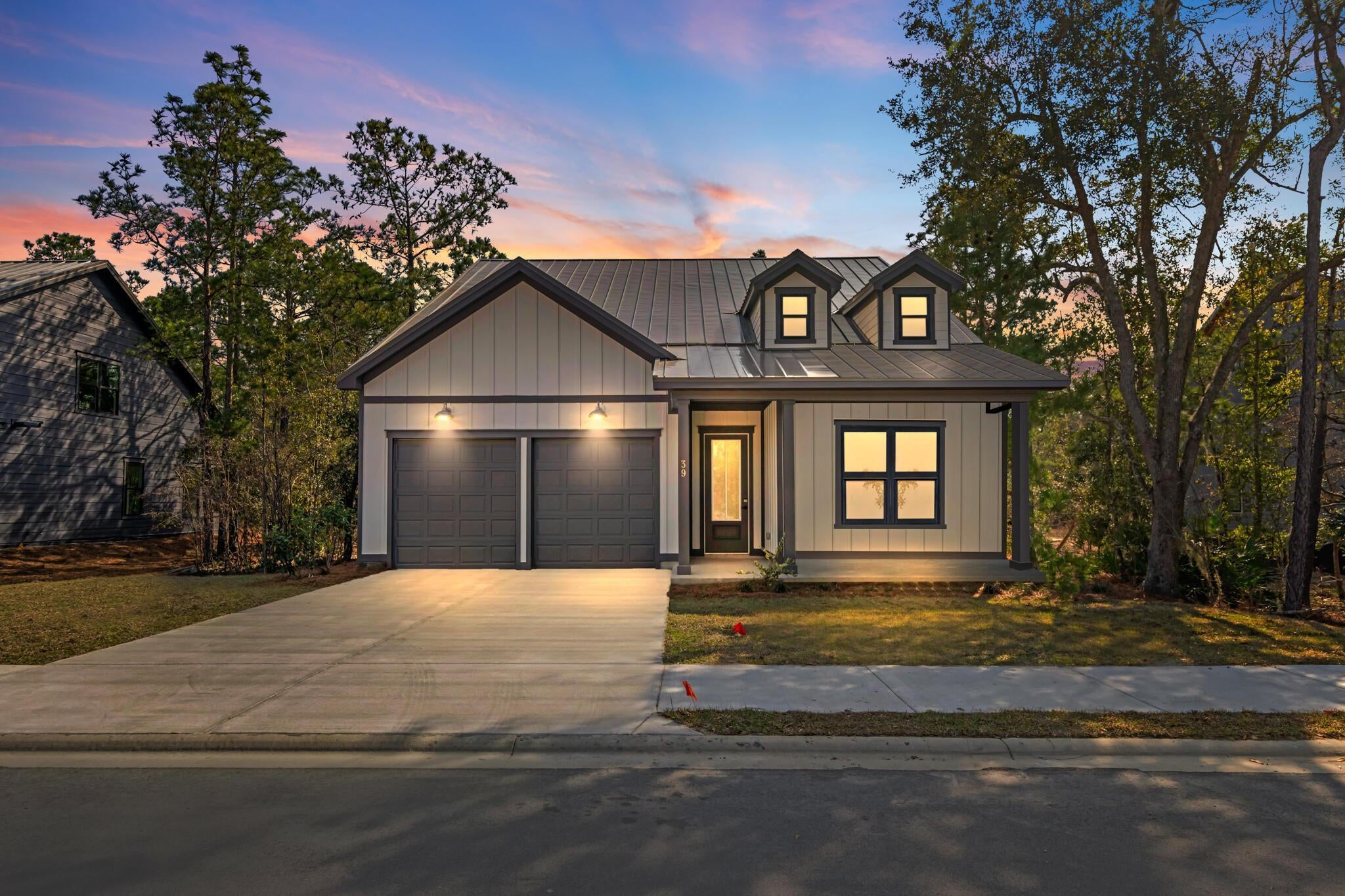NOW SELLING PHASE 1 -- $15K FLEX CASH AVAILABLE! Welcome to Tessera, a thoughtfully planned coastal community where natural beauty, recreation, and everyday convenience come together. Now selling Phase 1, this is an exciting opportunity to be among the first to call this vibrant new community home. Ideally situated in Santa Rosa Beach near the bay and just a short drive from the beach, Tessera is designed to embrace the natural beauty of the area while providing convenient access to the beaches, dining, shopping, and outdoor destinations that make the Emerald Coast so desirable. Nature is woven throughout the Tessera experience, with thoughtfully preserved green spaces, ponds, mature trees, walking paths, and areas designed for residents to enjoy the outdoors. Community amenities include a clubhouse pavilion & pool, pickleball courts, dog park, neighborhood gardens, and nature-focused gathering spaces, creating opportunities to relax, connect, and enjoy an active coastal lifestyle close to home. Outdoor enthusiasts will appreciate Tessera's proximity to Cessna Landing, a waterfront park and public boat ramp offering convenient access to the bay for boating, fishing, kayaking, paddle boarding and enjoying the surrounding waterways. The community is also conveniently located near the iconic 30A corridor, Grayton Beach, Topsail Hill Preserve State Park, and an exceptional selection of local dining, shopping, and recreational destinations. Adding to the ease of coastal living, lawn maintenance is included in the HOA dues, allowing homeowners to enjoy a more carefree, low-maintenance lifestyle with less time spent on yard work and more time enjoying the community, beaches, waterways, and amenities that surround them.

The Venice floor plan offers 3-4 bedrooms & 3 full baths, thoughtfully designed for both comfortable everyday living and effortless entertaining. The first floor features a spacious primary suite, guest bedroom, versatile flex space, an open-concept living area, and a light-filled sunroom that extends the main living space. Upstairs, a generous loft provides versatile additional living space, while a bedroom and full bathroom offer added privacy and flexibility for guests, a home office, or family members.

Elevated features come standard, including a durable metal roof, quartz countertops, luxury vinyl plank flooring throughout the common areas and bedrooms, 10ft ceilings with 8ft doors on the main level, and a gas range with a vented hood in the kitchen. During the design appointment, homeowners have the opportunity to further personalize their residence with thoughtfully selected finishes and available upgrades, creating a home that is uniquely their own.

Prices may vary based on lot selection and available upgrades. This listing reflects the base price of the home. Photos are representative and are not of the exact home. Home is not furnished.