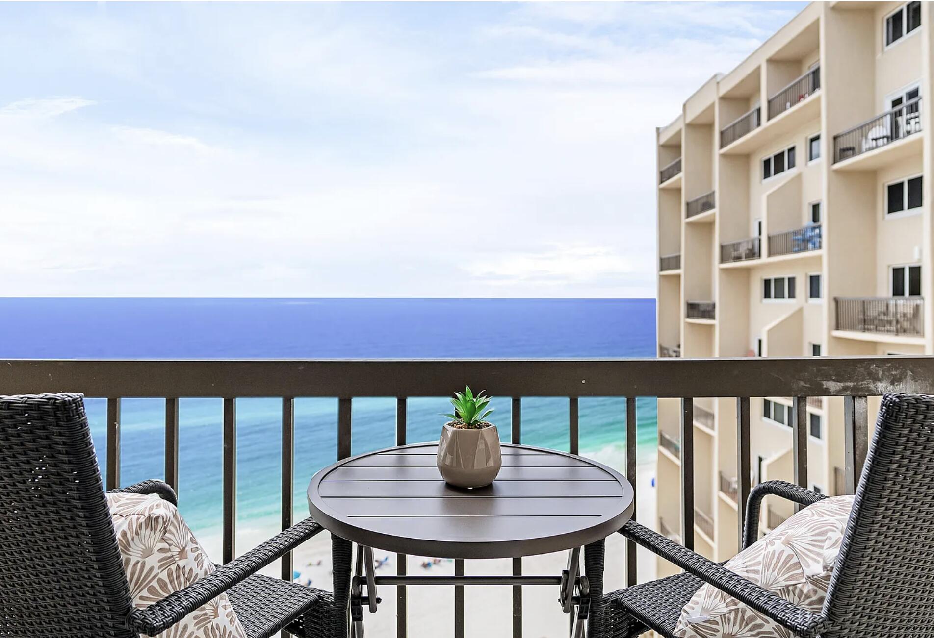 COMPLETELY RENOVATED (2023) and SOLD FULLY FURNISHED - Welcome to Salty Kisses at Pinnacle Port, a beautifully reimagined Gulf-front retreat where sophisticated coastal style meets effortless beach living. This stunning 2-bedroom, 1.5-bath residence offers approximately 983 sq. ft. of thoughtfully designed living space, along with two private balconies showcasing breathtaking views of the Gulf and Lake Powell.
Perched on the 9th floor and offered beautifully furnished, this turnkey residence is an established short-term vacation rental with a strong rental history.
Ideally situated between Panama City Beach and the beaches of 30A, Pinnacle Port spans approx. 26 acres in a unique setting between the Gulf and Lake Powell, offering access to both saltwater and freshwater recreation.
This gated beachfront community features direct beach access, indoor and outdoor pools, tennis, a fitness center, sauna, grilling areas and lake access--all just minutes from Carillon Beach, Rosemary Beach and the communities of 30A.
Whether envisioned as a coastal retreat, second home or income-producing investment, Salty Kisses offers an exceptional opportunity to enjoy the Emerald Coast from Gulf to beautiful Lake Powell.