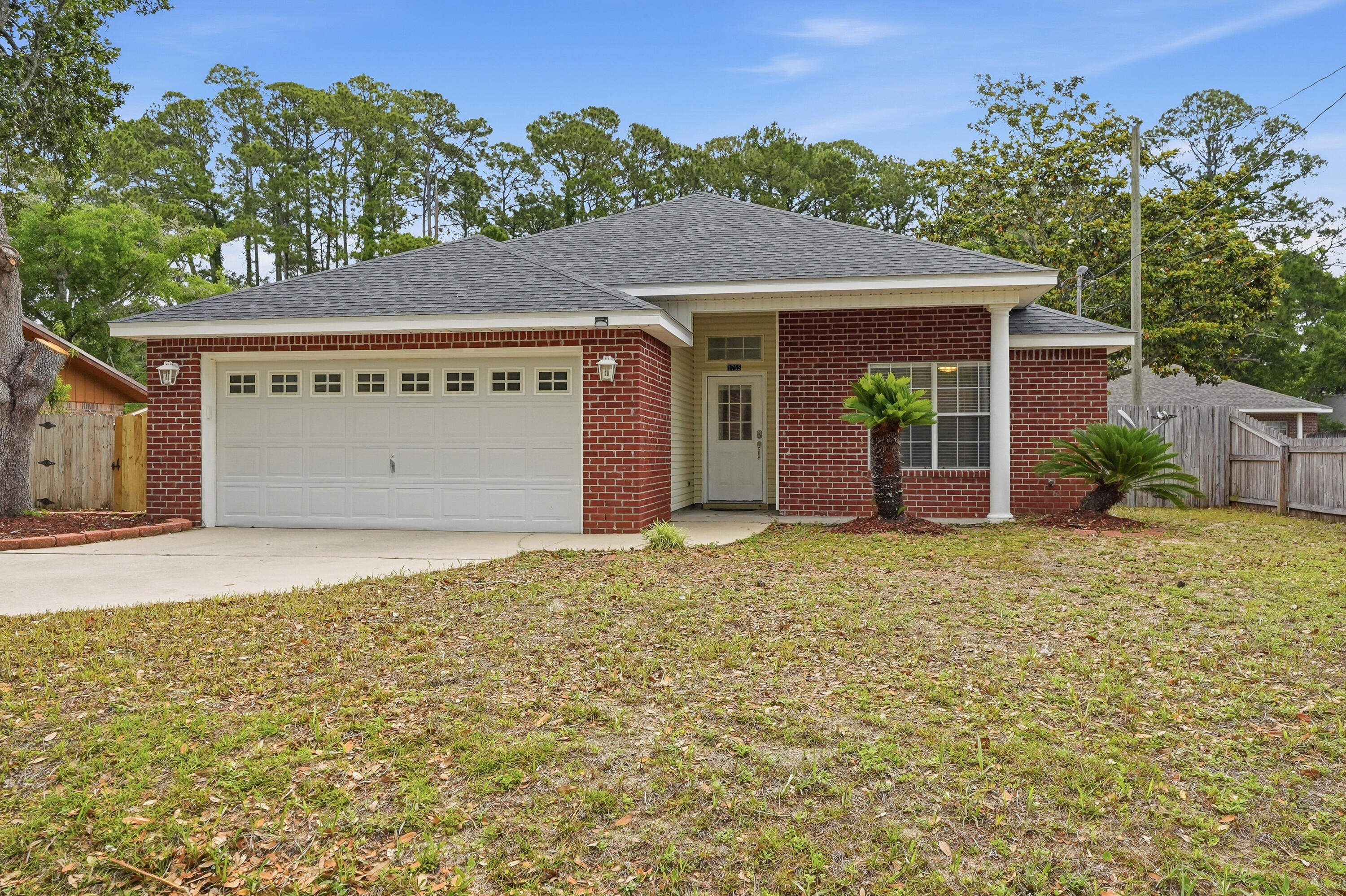 Completely renovated all-brick home in the heart of Niceville! This beautifully updated 3-bedroom, 2-bath home features vaulted ceilings and an open, inviting layout designed for comfortable everyday living. The spacious primary suite offers a dual vanity and updated finishes, while two additional guest bedrooms share a full bath on the opposite side of the home for added privacy.

The kitchen is equipped with stone countertops, stainless steel appliances, and a cozy breakfast nook overlooking the backyard. Additional highlights include an interior laundry room, fully fenced backyard, and an extended driveway with a large gate perfect for boat or RV parking.

Conveniently located near top-rated schools, shopping, dining, and local military bases, this move-in ready home combines modern updates with the charm and convenience of central Niceville living.
