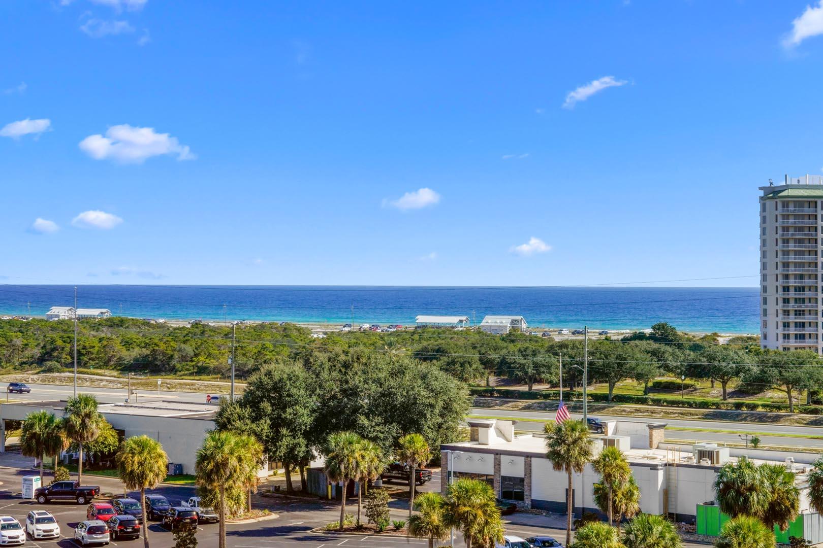 7th floor turnkey condo at The Palms of Destin. Gulf and Destin Harbor views, fully furnished and backed by four years of proven rental income. HOA fees cover ALL utilities and amenities, including electric bill and internet.

Most units in this resort promise rental potential. This one has the receipts: more than $50,000 in gross annual rent every year for the last four straight. That's actual performance, not a projection, with statements available on request. At $275,000, this is a rare thing in this building: an asset that's already earning, not one you have to prove out. Run your own numbers at the list price; they hold up.

When you're using it yourself, the resort carries the lifestyle; multiple lagoon-style pools, a full fitness center, tennis, pickleball and basketball courts, an on-site restaurant, bar, and coffee shop, and a shuttle to the sand.

1704 lives bigger than its footprint: a king primary suite, a second bedroom with twin-over-full bunks that sleeps the whole family, updated flooring, and coastal furnishings throughout. Nothing to buy, nothing to fix.
Use it, rent it, or both.

Clean, proven, and earning the day you close.