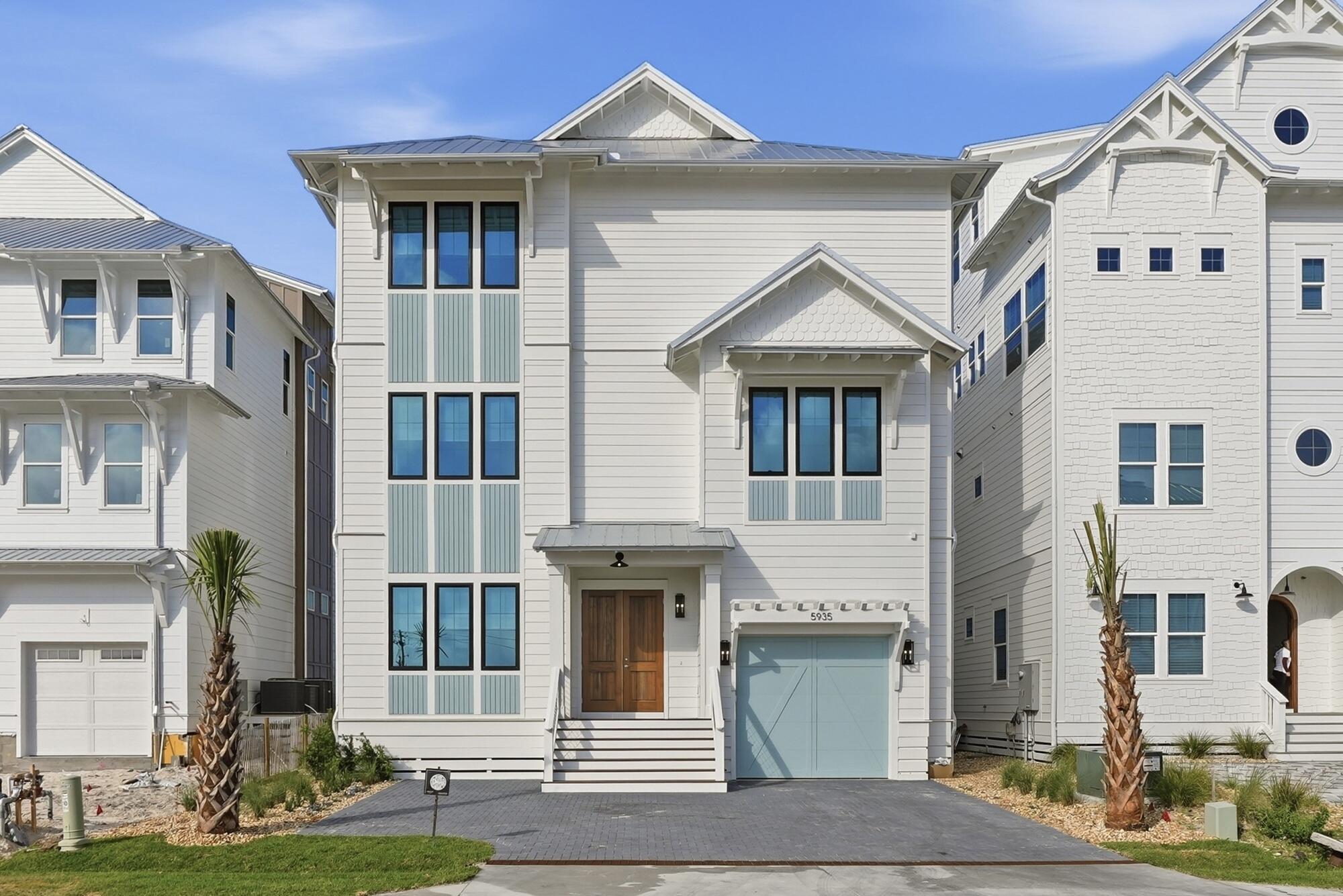 Set along the sugar-white shoreline of Panama City Beach, The Headliner at Hadley's Beach presents a rare opportunity to own one of the limited Gulf-front residences within Hadley's Beach, an intimate enclave of just 20 homes. With only 10 true Gulf-front residences in the community, this newly constructed offering represents one of the final opportunities to secure direct waterfront ownership in a setting designed for both elevated coastal living and exceptional investment potential, with short-term rentals permitted. Positioned moments from the energy of Panama City Beach's celebrated dining, live music, and entertainment scene, the home offers the rare balance of privacy and connection. Owners and guests can enjoy evenings filled with waterfront concerts, local music venues, and vibrant coastal culture before retreating to the serenity of their own Gulf-front escape.

Encompassing 5,662 square feet across three thoughtfully designed levels, the residence by Thor Construction & Design blends refined coastal architecture with modern luxury. Floor-to-ceiling windows frame uninterrupted Gulf views, drawing natural light throughout the interiors while showcasing the ever-changing blues of the water beyond. Just beyond the back door, private access leads directly to the white sand and turquoise shoreline, creating a seamless transition between home and beach.

The residence offers eight spacious bedrooms and eight bathrooms, carefully arranged to accommodate both large gatherings and quiet retreat. The second level serves as the heart of the home, where expansive living and dining spaces flow effortlessly into a chef's kitchen designed for entertaining against a backdrop of panoramic Gulf views. Clean architectural lines, elevated finishes, and generous proportions create an atmosphere that feels sophisticated yet inviting.

Occupying the upper level, the primary suite offers a private sanctuary overlooking the Gulf, complete with its own lounge area designed for peaceful mornings, sunset views, and evenings accompanied by the distant rhythm of the coast's live music scene.

Outdoor living is equally exceptional, with more than 1,300 square feet of porch space designed for open-air dining, relaxed conversation, and uninterrupted waterfront vistas. A private pool offers another space to unwind after a day on the beach, while the home's elevator and garage provide effortless convenience.

Offered fully furnished, The Headliner at Hadley's Beach is curated for immediate enjoyment. With direct Gulf frontage, refined construction, and proximity to the very best of Panama City Beach's coastal lifestyle, 5935 Gulf Drive is a statement residence where luxury, leisure, and the soundtrack of the Gulf Coast come together beautifully.