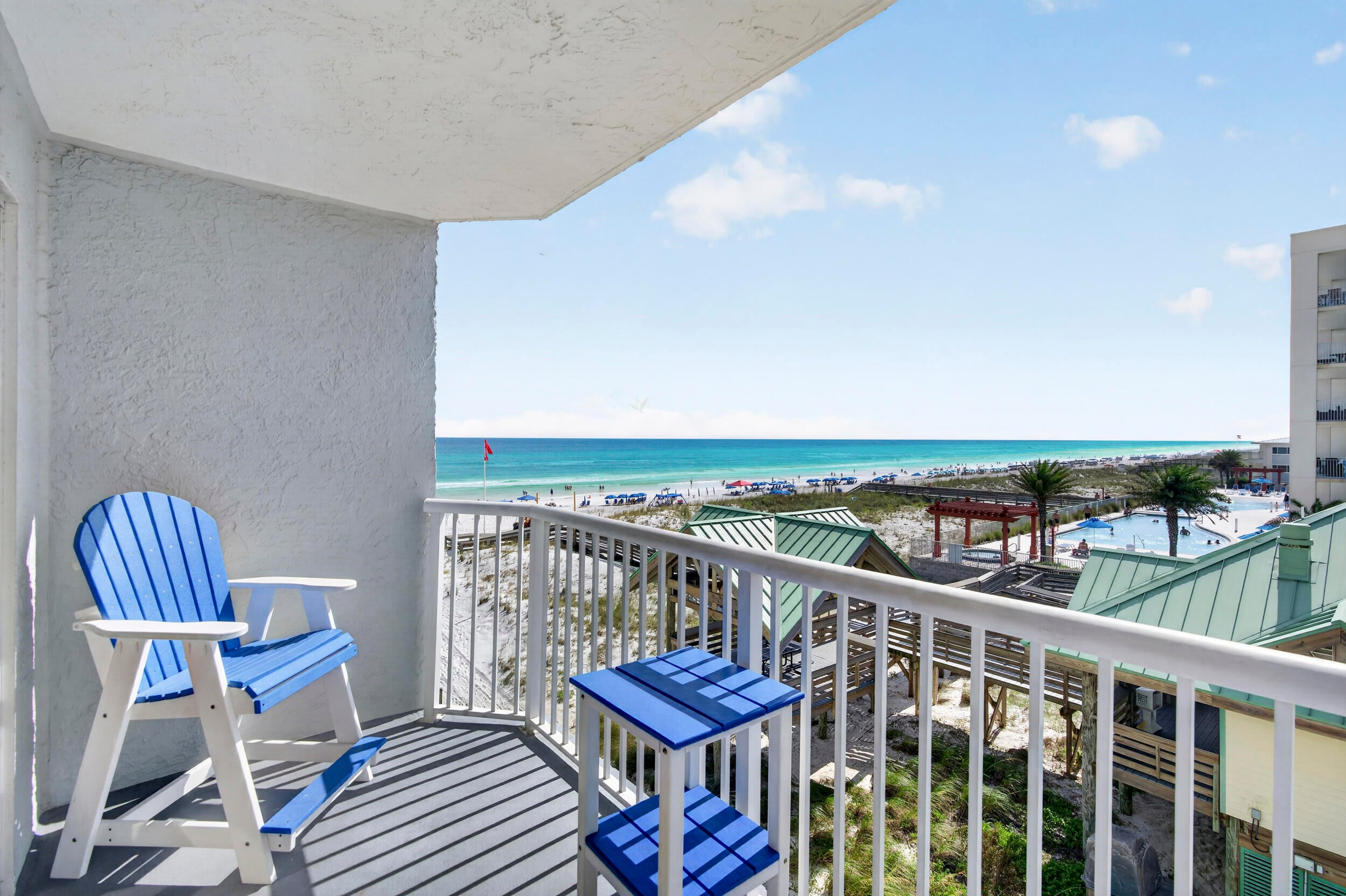 A PERFECT LITTLE GETAWAY! This oversized studio is a proven income producer, featuring a full kitchen, defined sleeping area, and generous space for living and dining. Guests are immediately captivated by the UNBELIEVABLE, unobstructed Gulf and beach views, enjoyed from the private balcony along with stunning sunsets. Sold fully furnished and turnkey, this property is a true rental machine with strong demand. An excellent opportunity for investors seeking consistent performance in a prime beachfront location. Islander Resort offers pool, grill/picnic area, fitness center and private beach access.