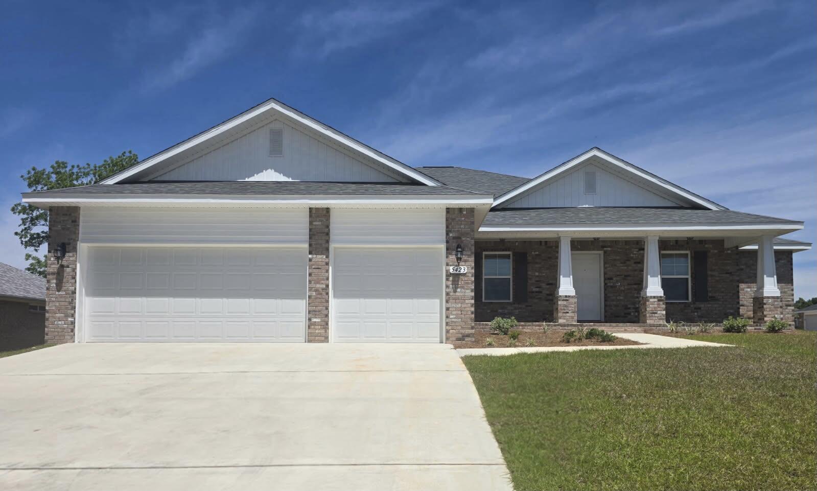 * Move In Ready * New Home * Corner Lot * 3 Car Garage * 2 x 6 Exterior Wall  Construction * $1VA Move In/$15K Your Way Incentive on this Home (certain restrictions apply) * Split Bedroom Plan: 4BR/3BA +Flex Rm +Dining & Breakfast Café *10 ft Ceilings in Main Living Areas * Wood Plank Laminate Flooring all Living Areas & Tile in all Baths * Kitchen: Granite Countertops, Island, Shaker Style Soft Close Cabinetry, Stainless Steel Appliances * Main Suite: Trey Ceiling & Bath with Zero Entry All Tile Walk in Shower with 2 Shower Heads, Separate Soaking Tub, Dbl Vanities & 2 Walk-in Closets * Granite Countertops all Baths * Blinds Throughout * Ceiling Fans: All Bedrooms, Family Rm & Covered Rear Lanai * Covered Front Porch * Finished Garage & Pull Down Attic Stairs *  Irrigation System *