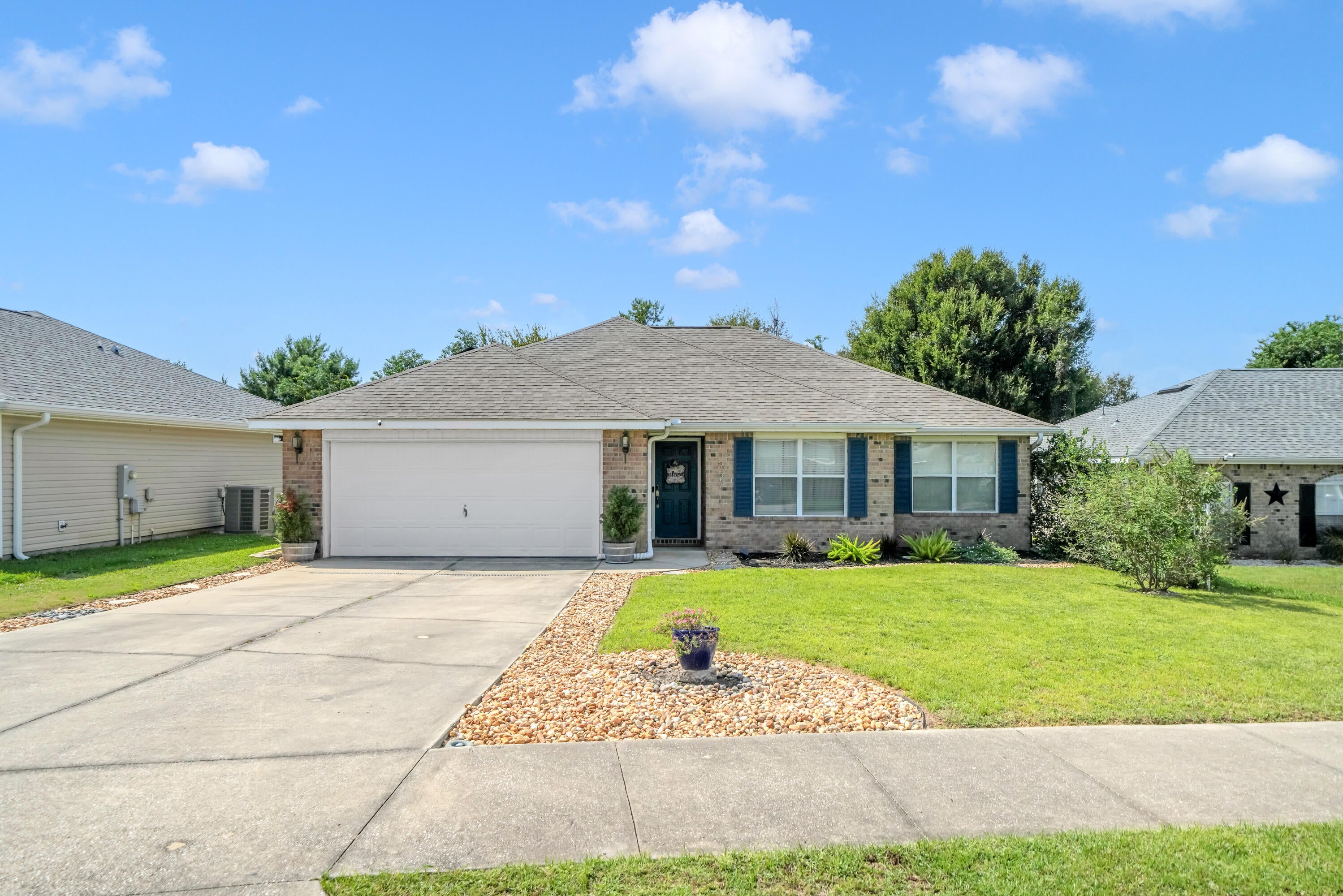Step into a home where many of the big-ticket updates are already done--and the potential monthly savings are hard to overlook. Offered at $372,500, this 3-bedroom, 2-bath Gulf Breeze home features a 4.65% assumable loan for qualified buyers and fully paid-off solar panels, with the seller reporting electric bills averaging approximately $35 per month. The home is also zoned for the new Soundside High School.

Major improvements completed in 2019 include the roof, HVAC system, water heater, windows, and solar panels, giving the next owner the benefit of significant updates already in place. The kitchen features granite countertops and stainless steel appliances updated in 2025, including a stove with built-in air fryer feature.

Thoughtful extras include a wall safe and a newer storage shed added in 2025, providing additional convenience and storage. A full house water filtration system will go with an acceptable offer. 

From the paid-off solar and low reported electric costs to the extensive updates, Soundside High School zoning, and potential savings of an assumable 4.65% loan, this home offers buyers an opportunity to enjoy both comfort and value in Gulf Breeze. Schedule your private showing today!