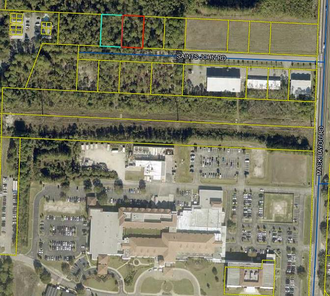 Prime Location! This Vacant lot is located behind Ascension Sacred Heart Hospital, and Accessible via  Mack Bayou Road. Shopping and beaches are within close proximity. Perfect opportunity!