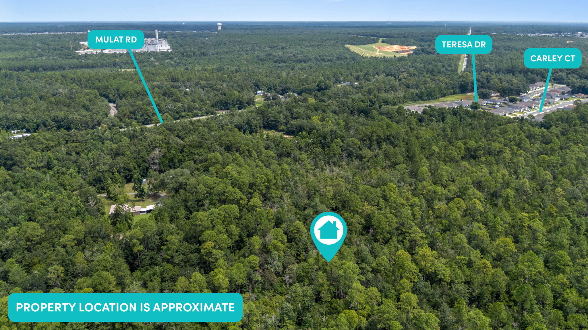 Tiny house, small home, or custom build opportunity with no HOA in Milton, FL. Wooded 0.116-acre lot located in Hungarian Estates, This parcel is currently landlocked and there is no recorded legal road access. Seller is actively contacting surrounding property owners regarding potential easement options. Lot appears to adjoin a common area associated with Avalon Estates; no access rights are implied. Buyer to obtain legal access at buyer's expense. No HOA and no required build timeline provide flexibility for future use, subject to county approval. Quiet setting near Escambia Bay, Garcon Point Boat Launch, and I-10. Raw land with power nearby and no known wetlands.